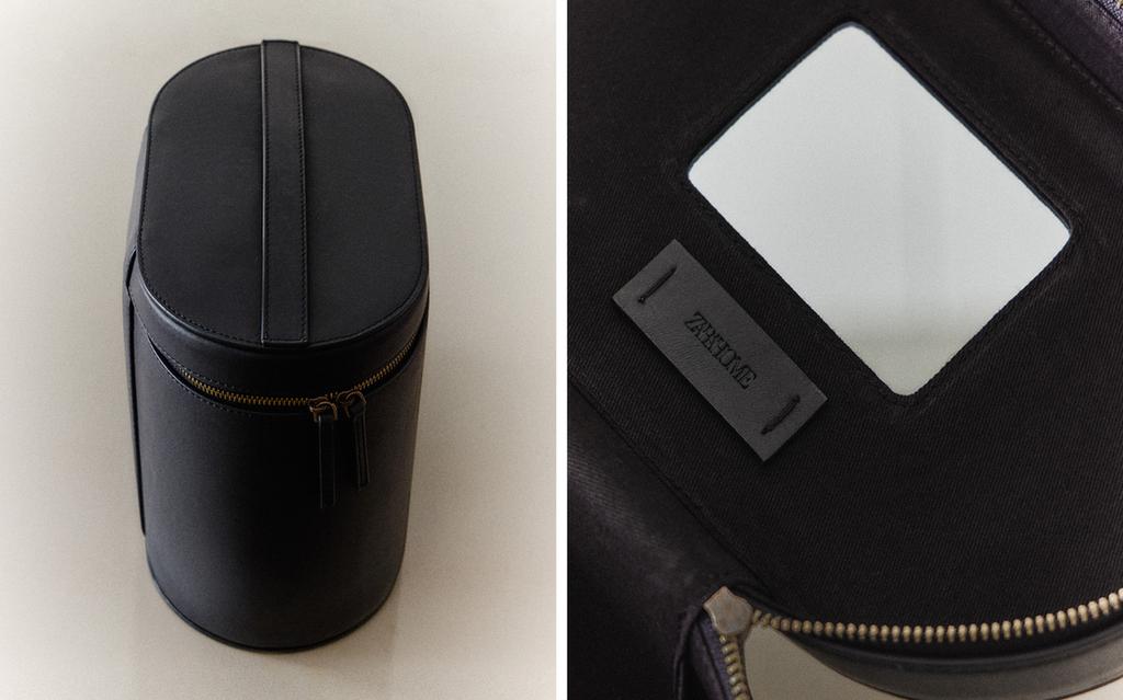 OVAL TOILETTASKE I SKIND