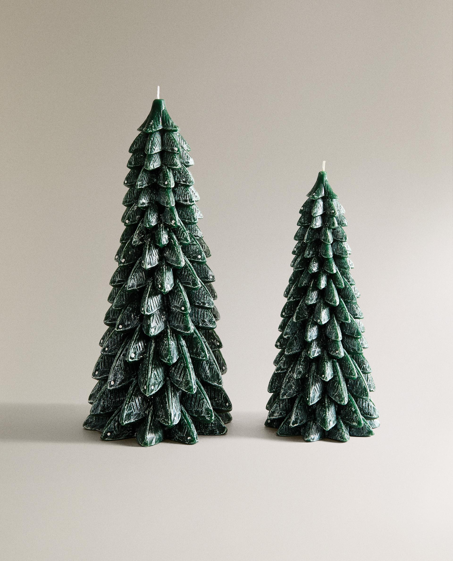 SNOWY CHRISTMAS FIR TREE CANDLE | Zara Home 日本/Japan