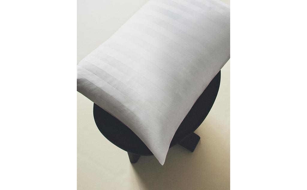 STRIPED SATEEN PILLOWCASE (500 THREAD COUNT)
