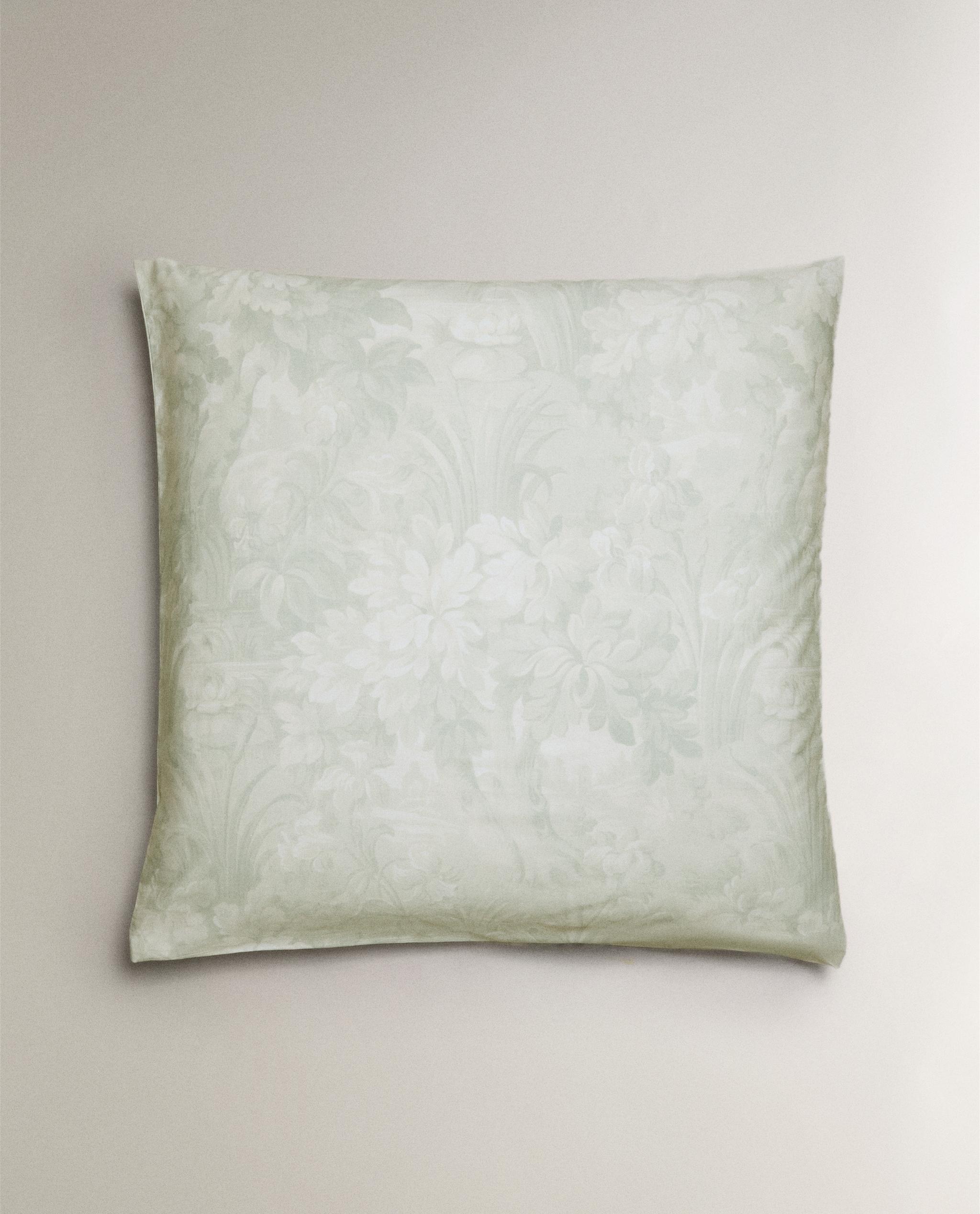 PILLOWCASE WITH FLORAL AND BRANCH PRINT product thumbnail 12