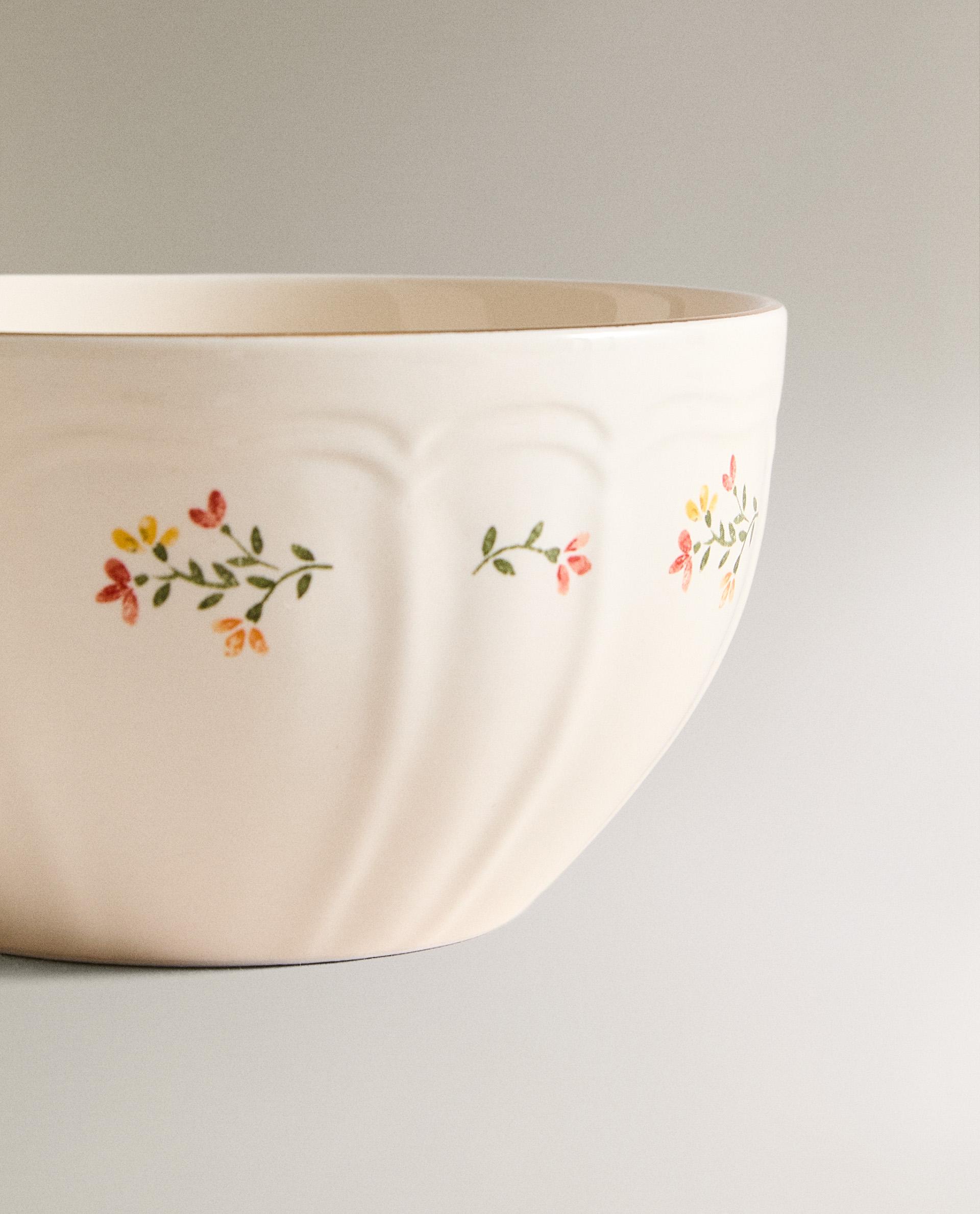 FLORAL PORCELAIN BOWL product thumbnail 4