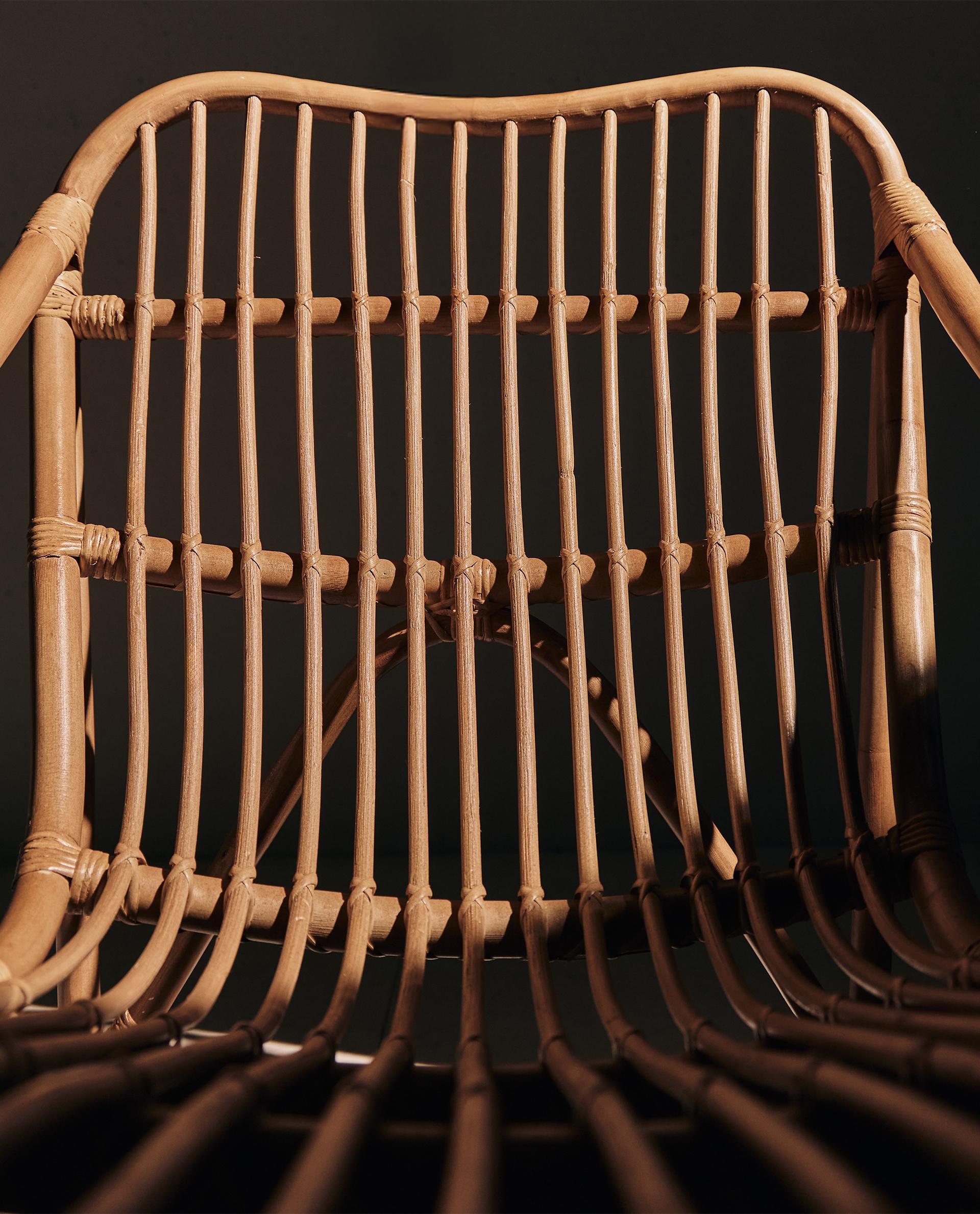 RATTAN ACCENT CHAIR AND CUSHION product thumbnail 11