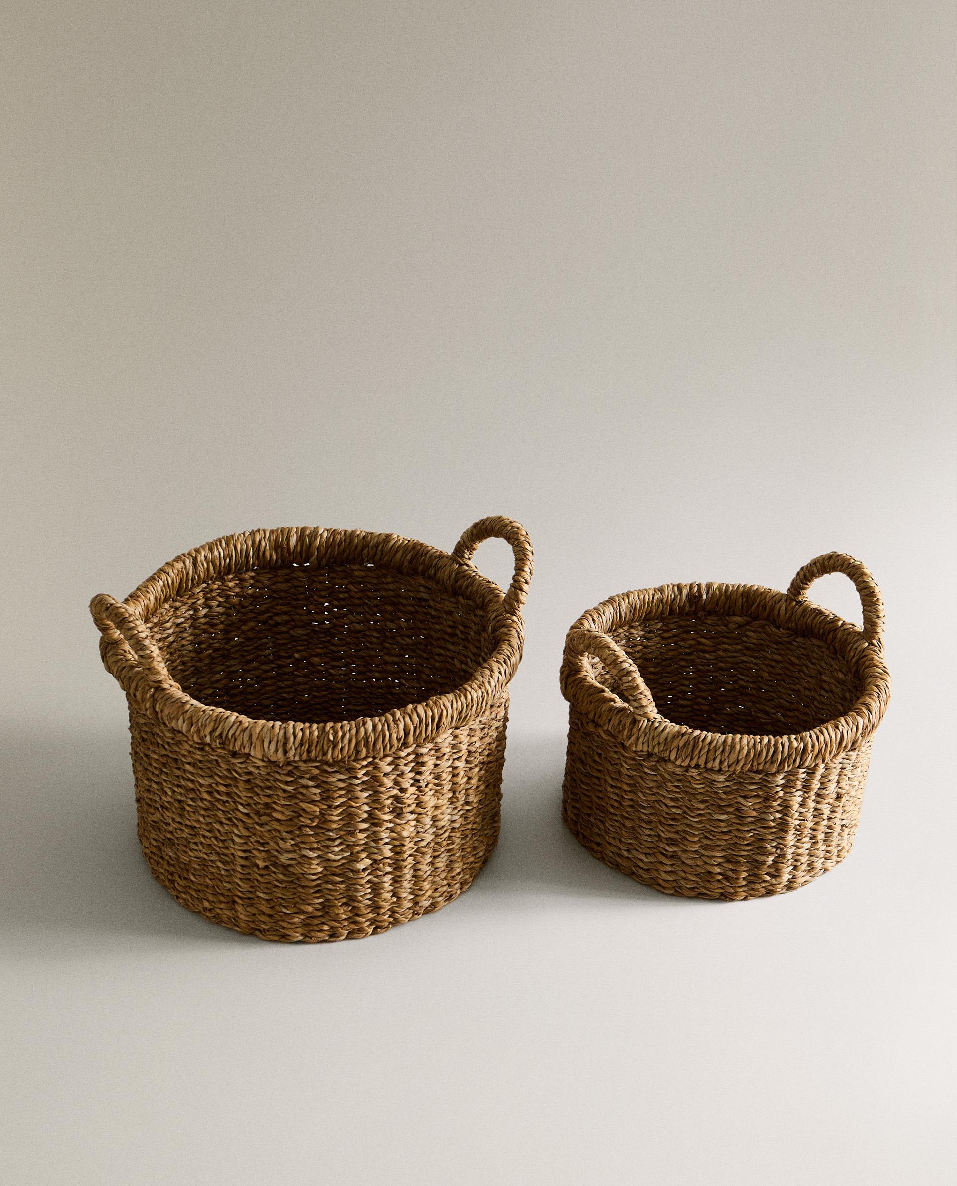 CYLINDRICAL SEAGRASS BASKET product thumbnail 5