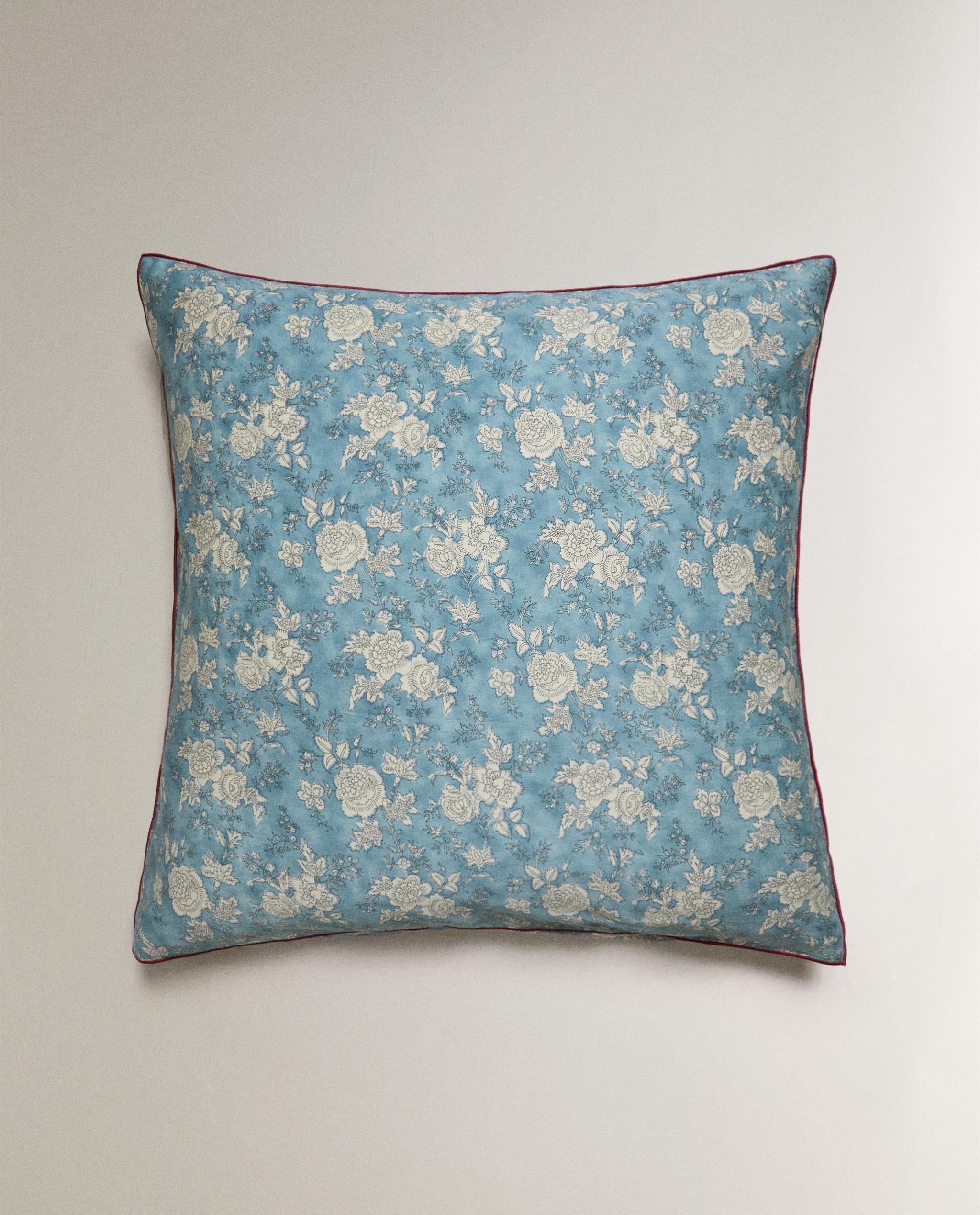 FLORAL SATEEN BED LINEN WITH PIPING product thumbnail 15