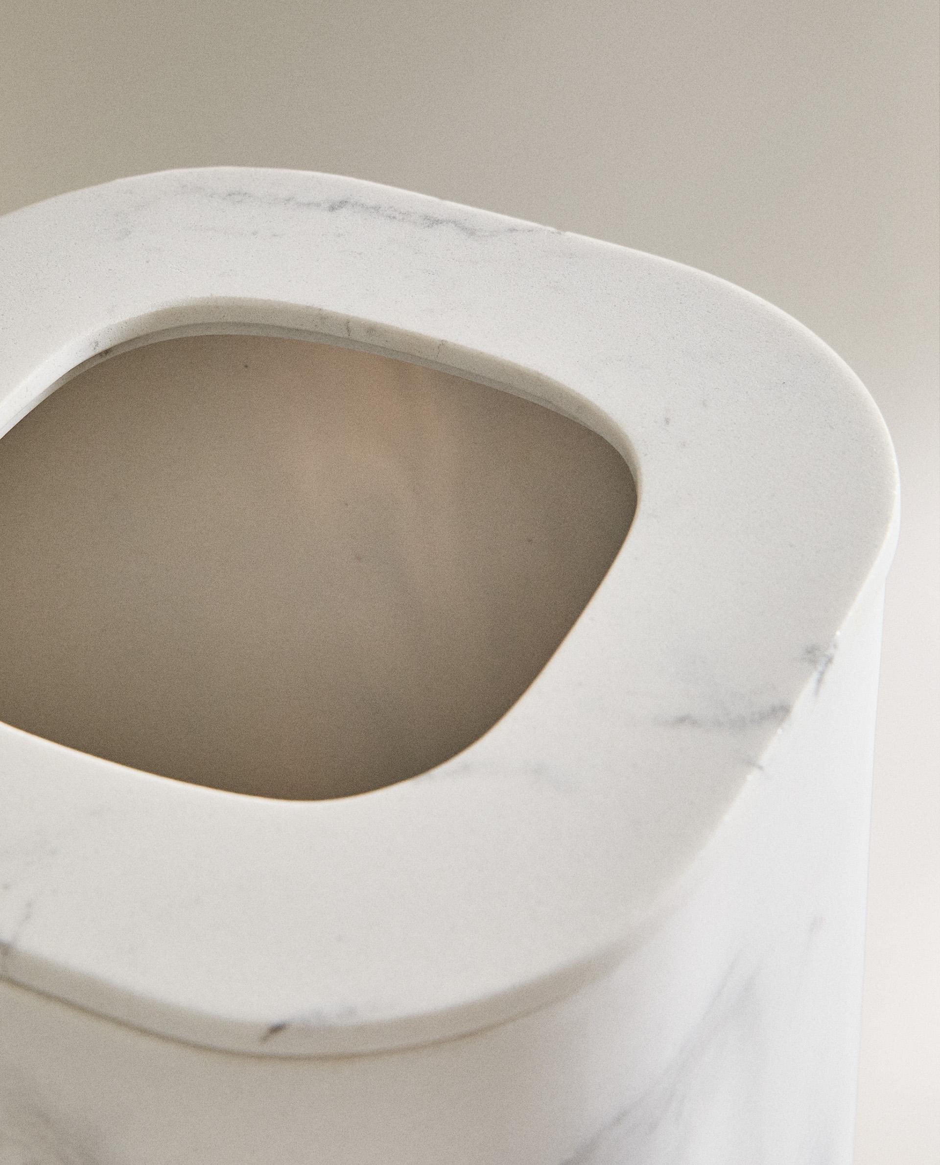 MARBLE-EFFECT BATHROOM BIN product thumbnail 5