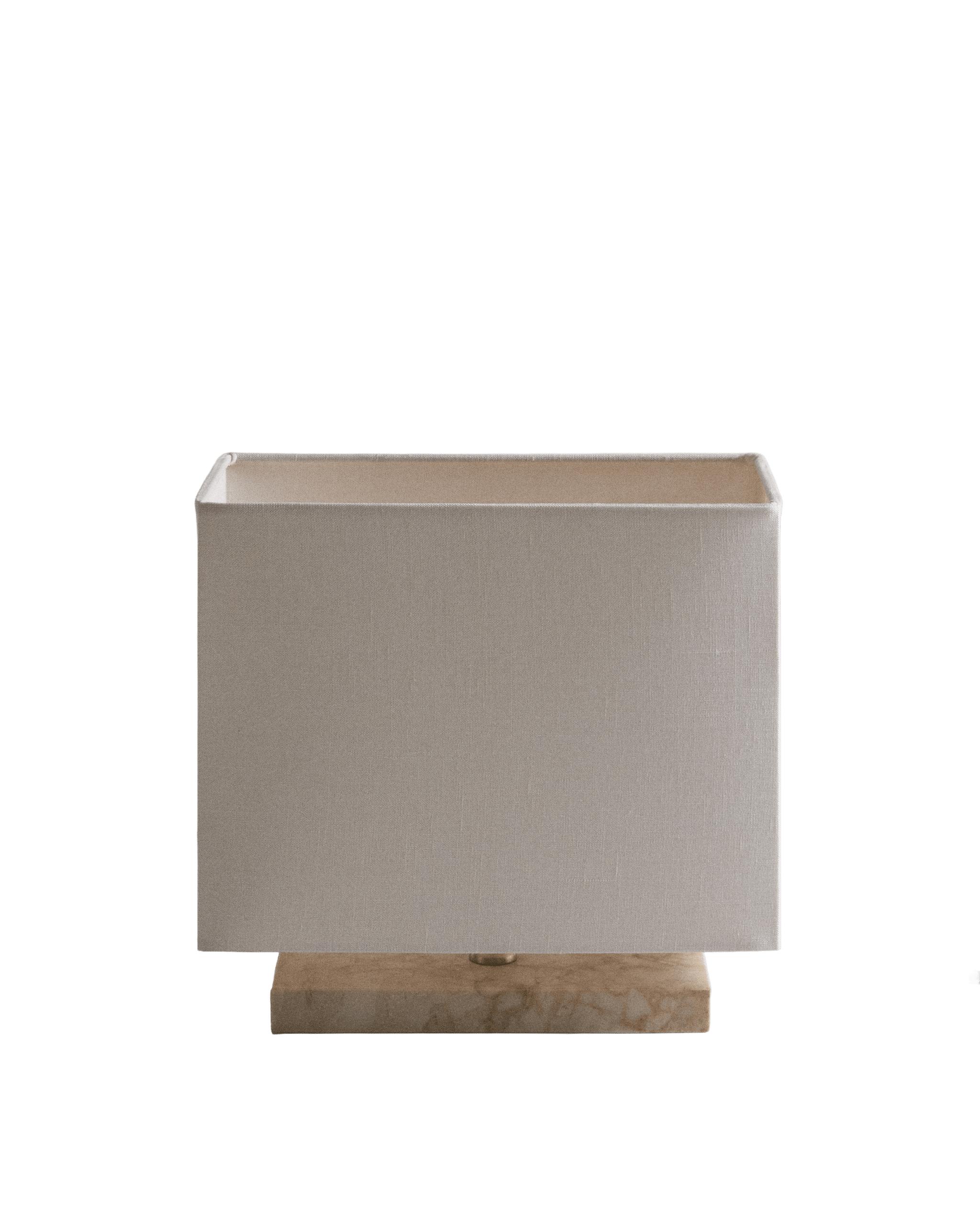 MARBLE AND LINEN TABLE LAMP product thumbnail 7