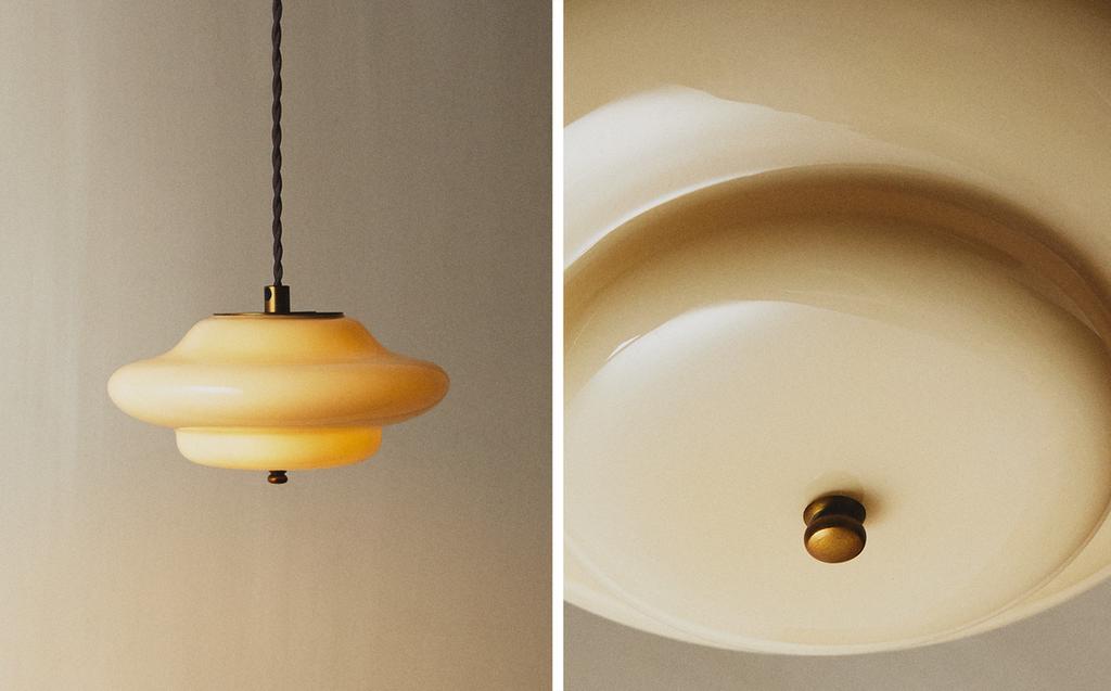 KLEINE GLAZEN HANGLAMP