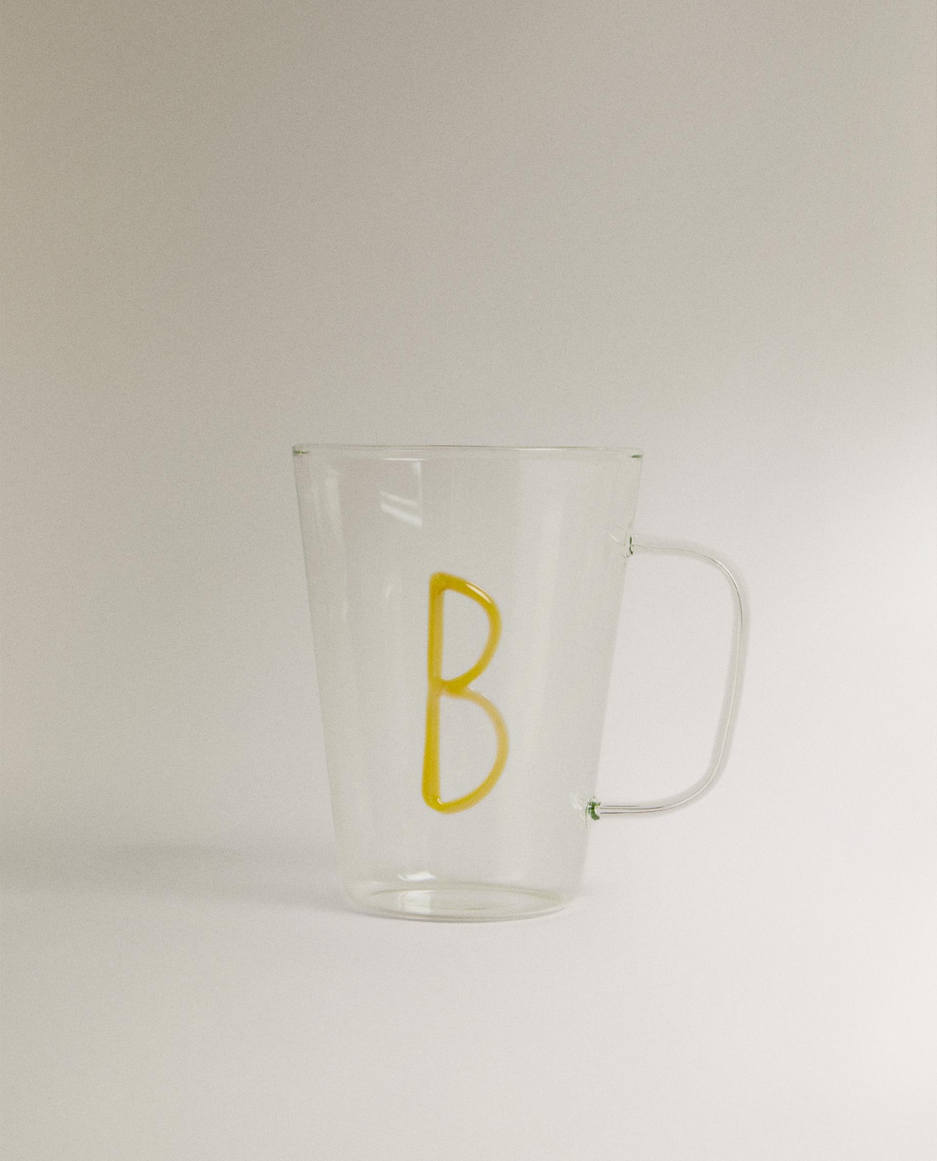 BOROSILICATE MUGS WITH LETTER DETAIL product thumbnail 12