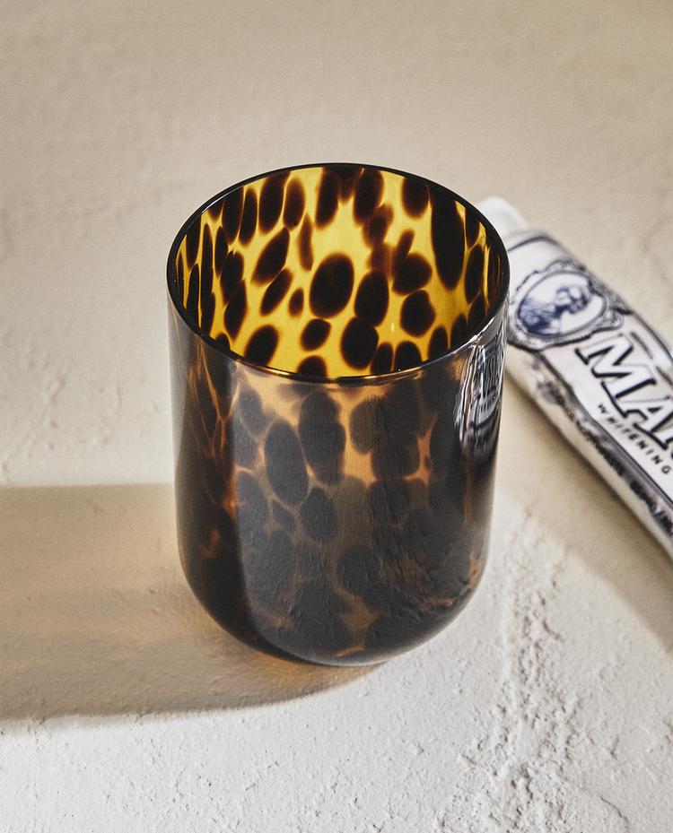 Animal Print Toothbrush Holder