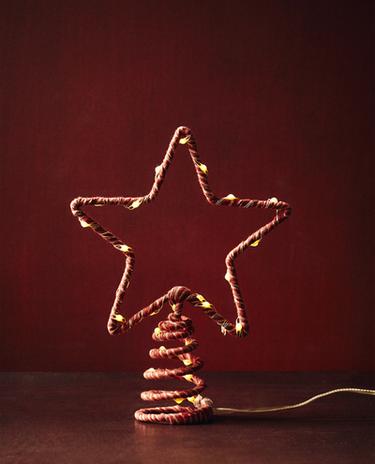 ADORNO ÁRBOL ESTRELLA LUZ NAVIDAD