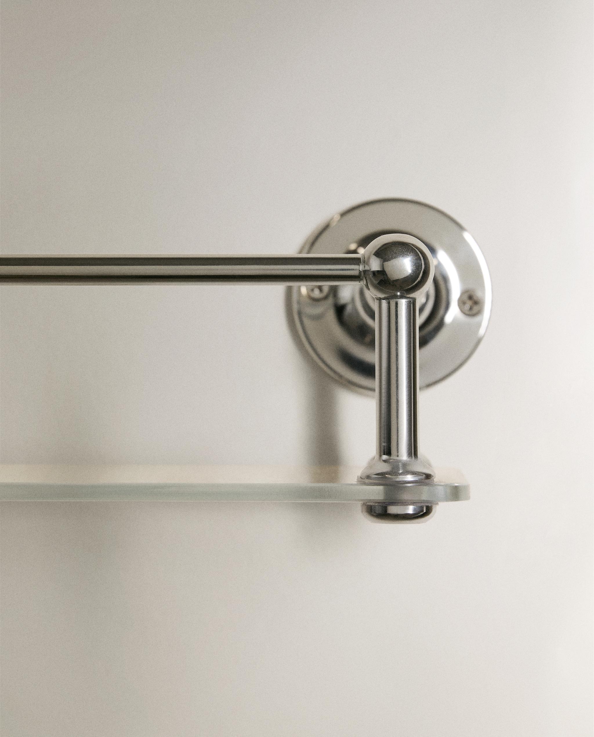 GLASS METAL BATHROOM SHELF product thumbnail 2