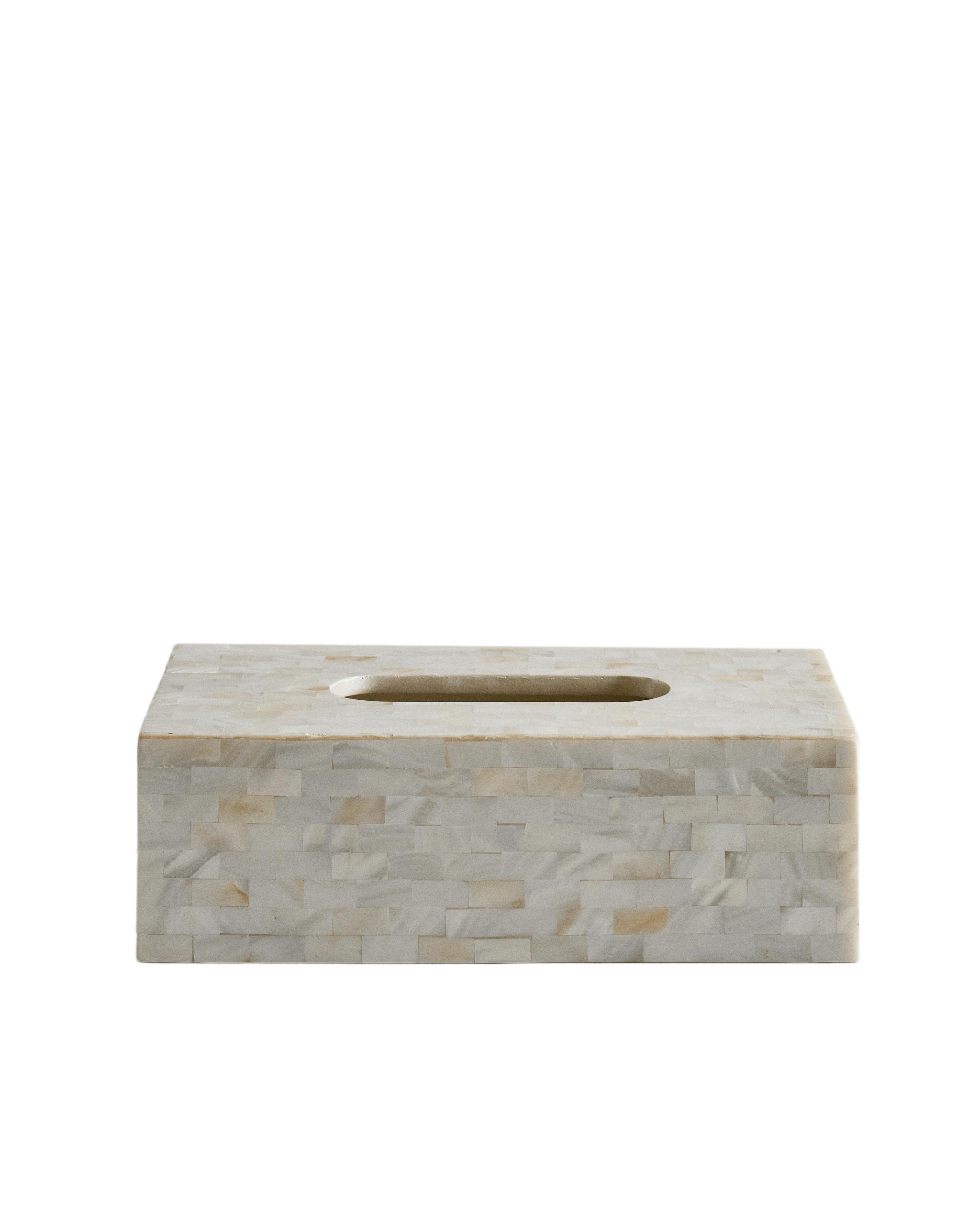 MOTHER-OF-PEARL EFFECT TISSUE BOX product thumbnail 2
