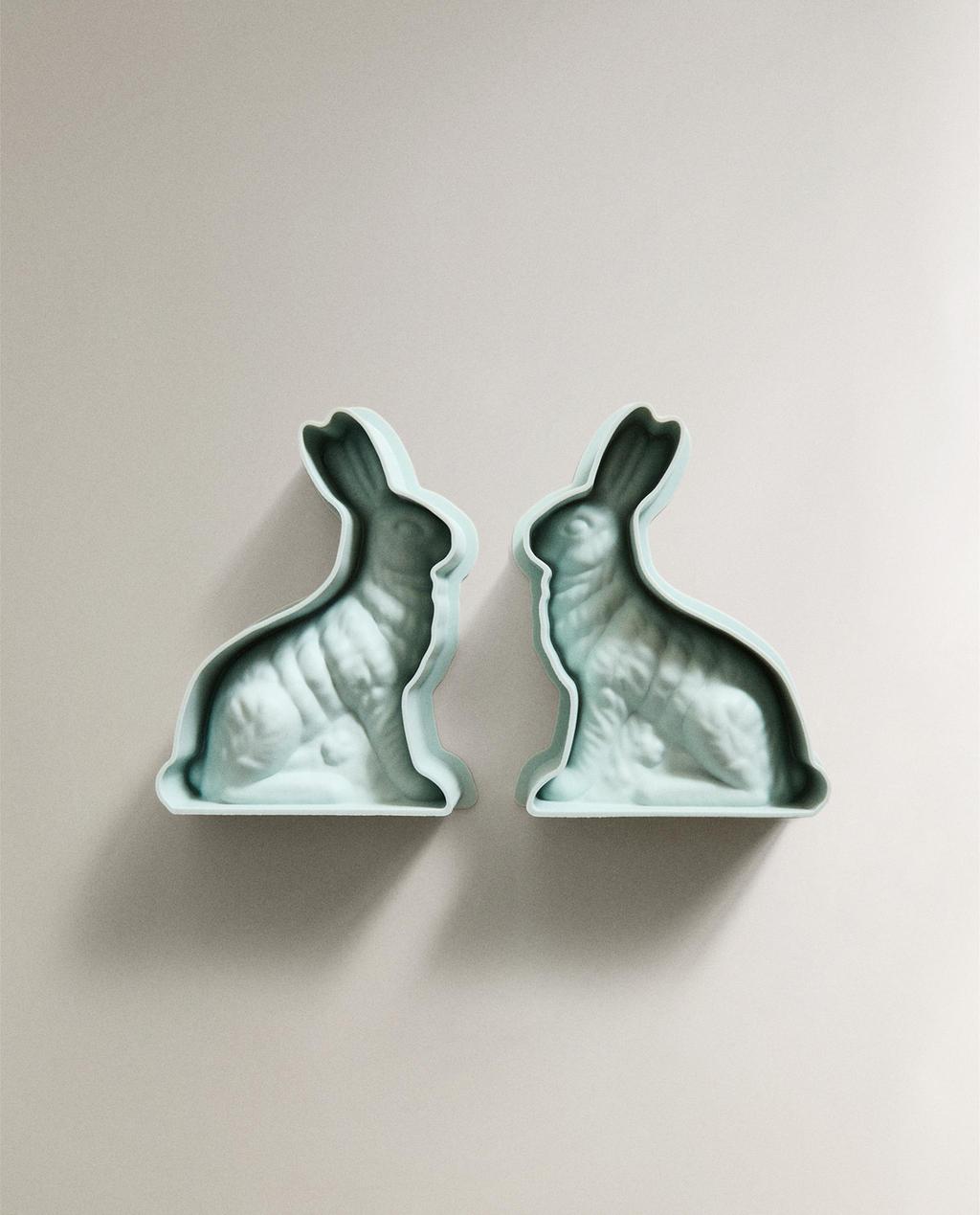 KOMPLET SILIKONSKIH KALUPA ZA PEČENJE ZECA (SET OD 2 KOMADA)