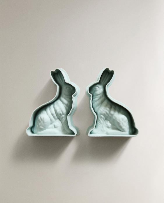 ENSEMBLE MOULE PÂTISSERIE LAPIN (LOT DE 2) ENSEMBLE MOULE PÂTISSERIE LAPIN (LOT DE 2)