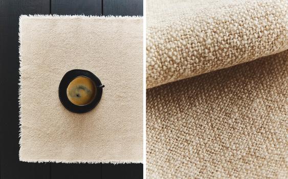 SHTRESË PJATASH LINO ME EFEKT ARTIZANAL