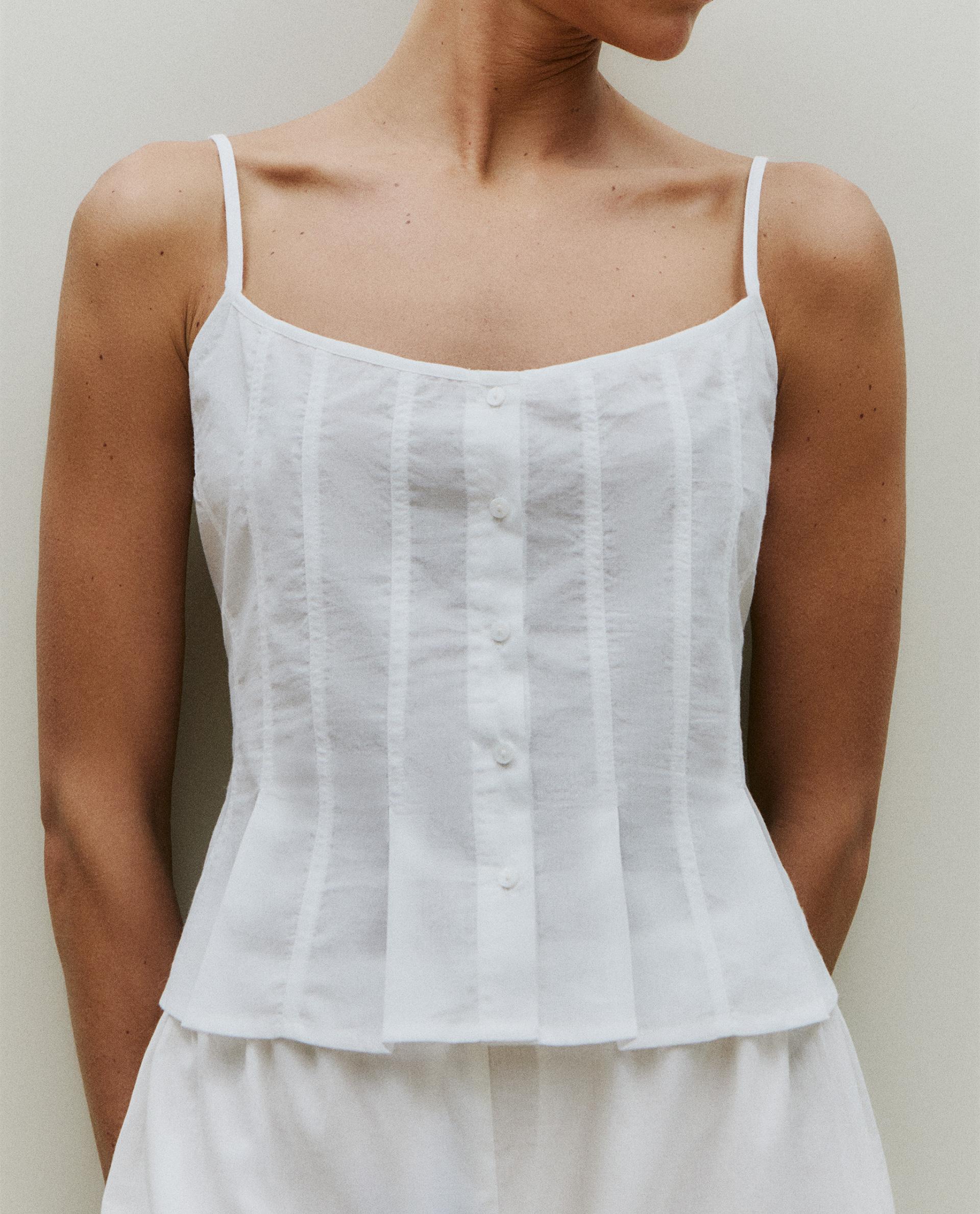 Women's Sheer knit top with a bra detail | Black | Diesel