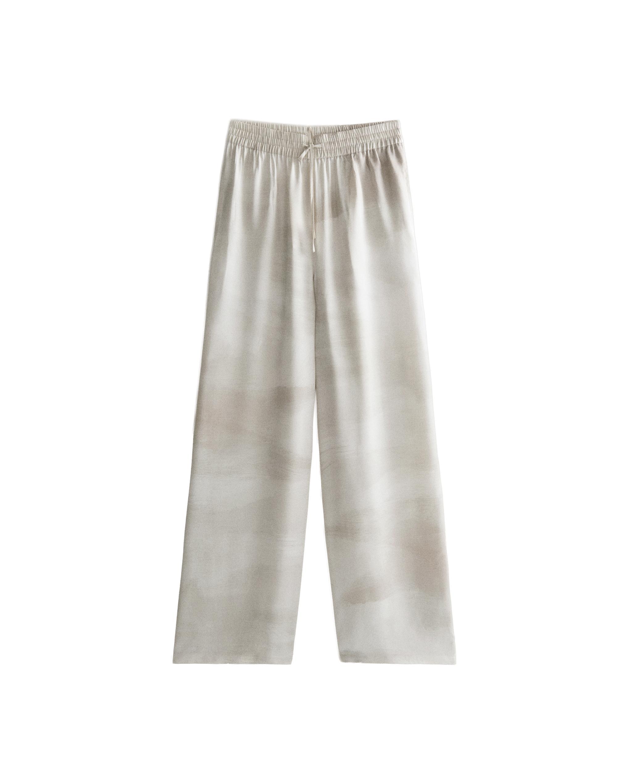 WATERCOLOUR PRINT TROUSERS product thumbnail 3