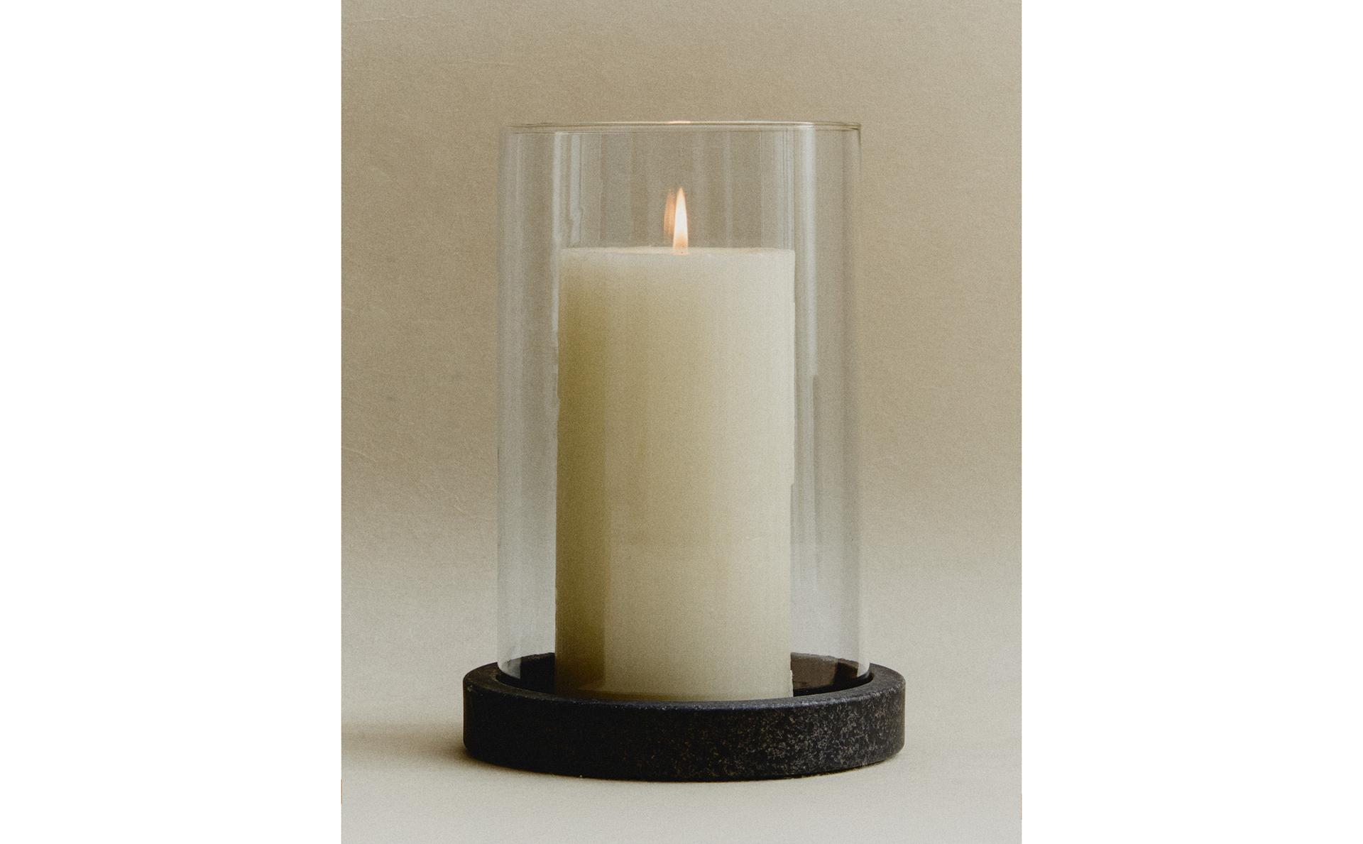 GLASS LANTERN VASE GLASS LANTERN VASE