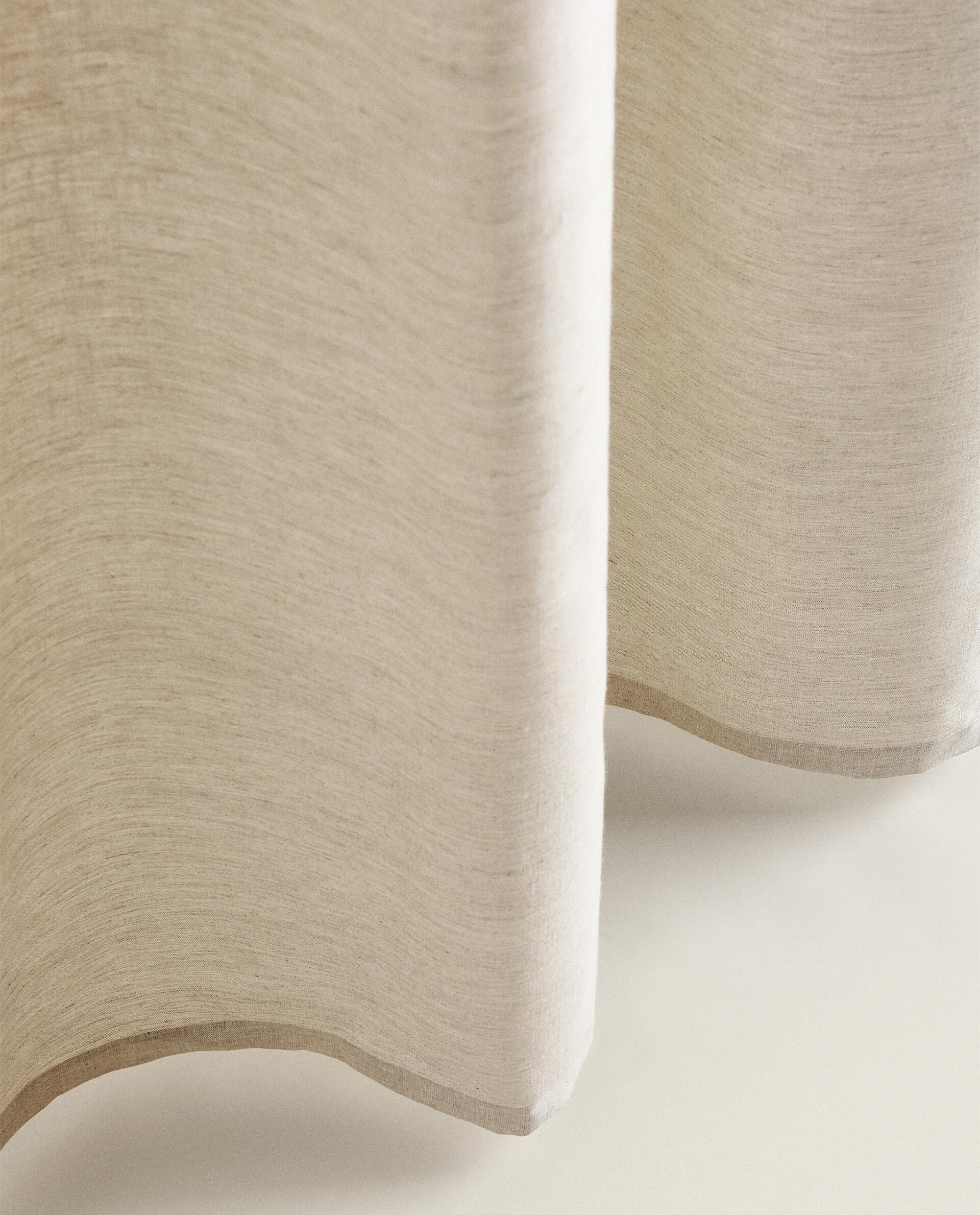 TRANSLUCENT LINEN SHOWER CURTAIN product thumbnail 13