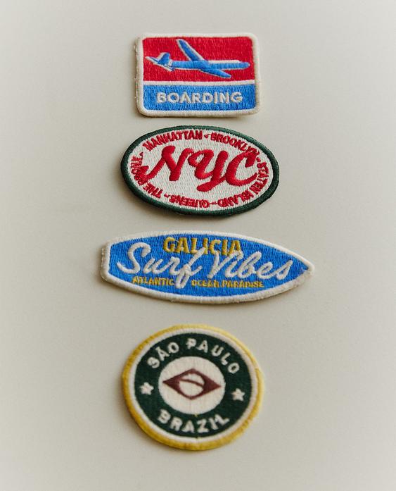 TRAVEL PATCHES SET (SET OF 4)