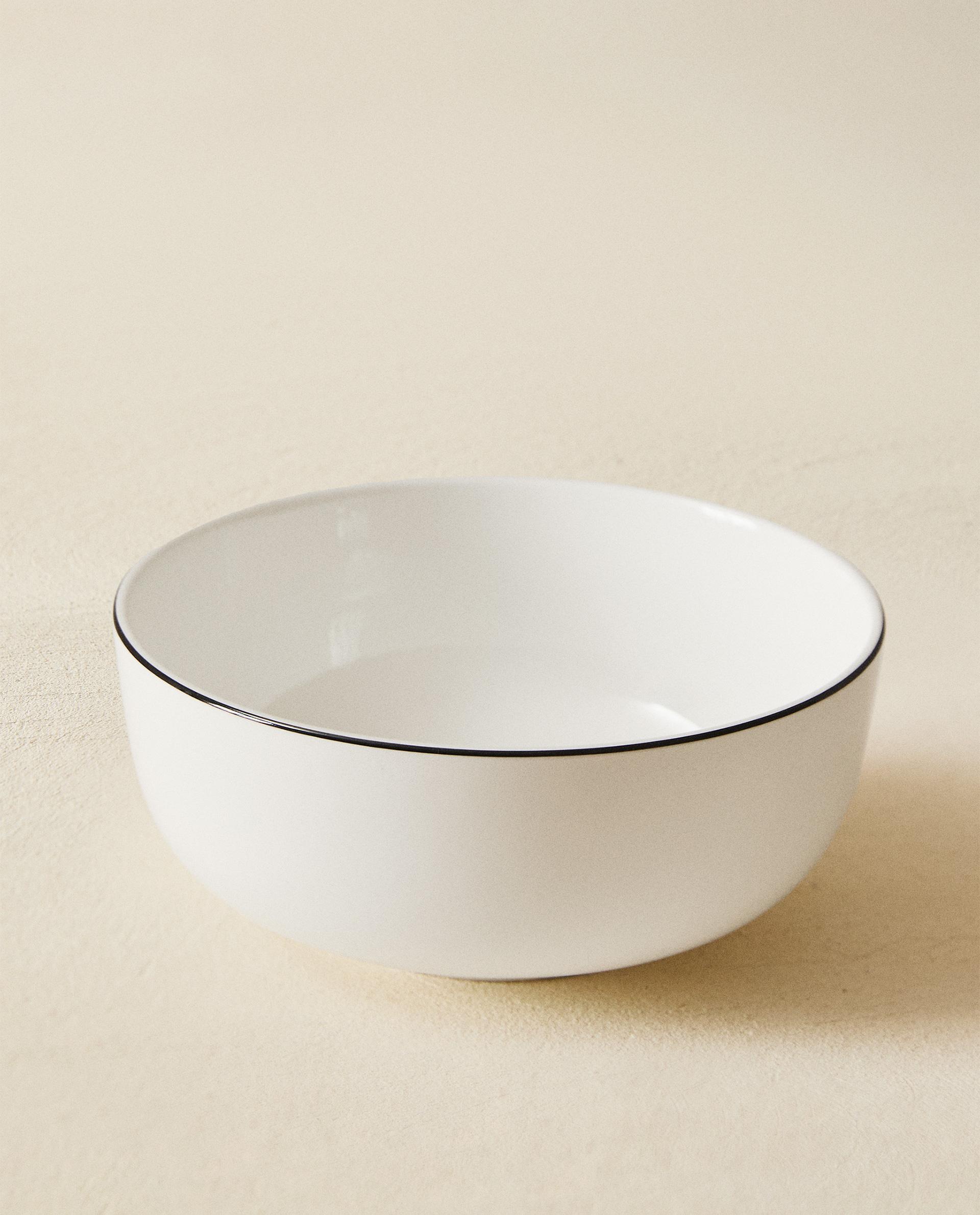 BOL BONE CHINA FILO NEGRO