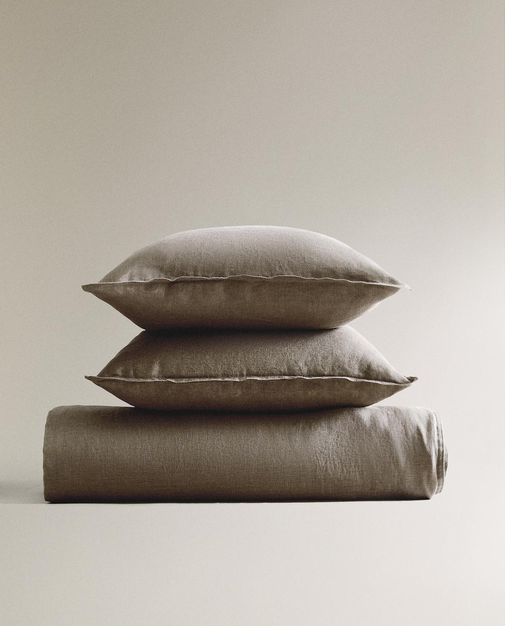 (140 GXM²) WASHED LINEN DUVET COVER