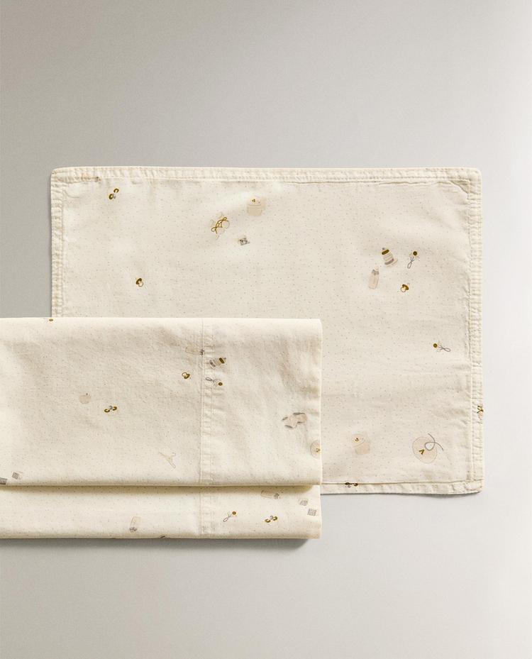 PRINTED MINI COT SHEET SET