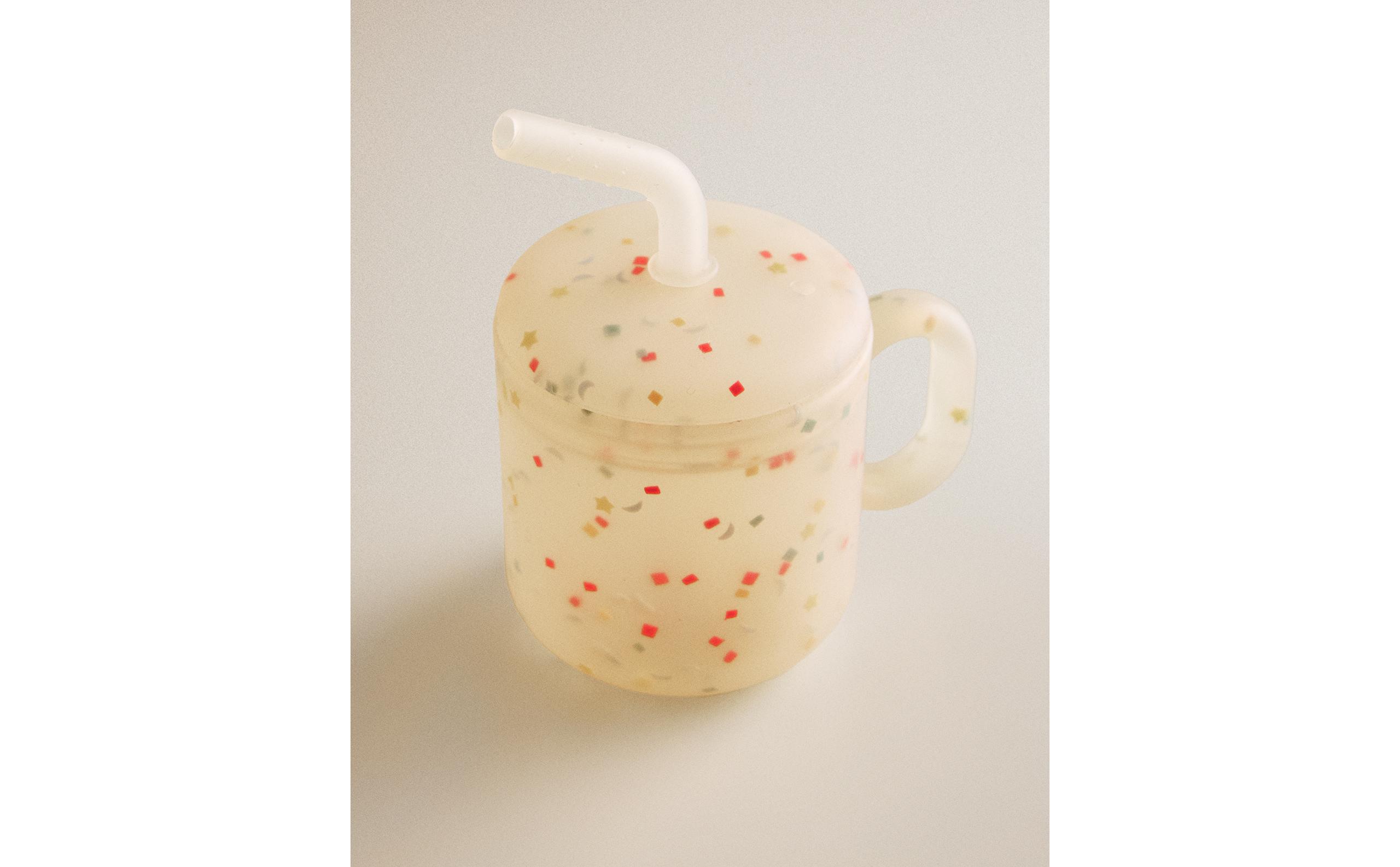 KIDS' SILICONE CONFETTI TUMBLER WITH STRAW product thumbnail 10