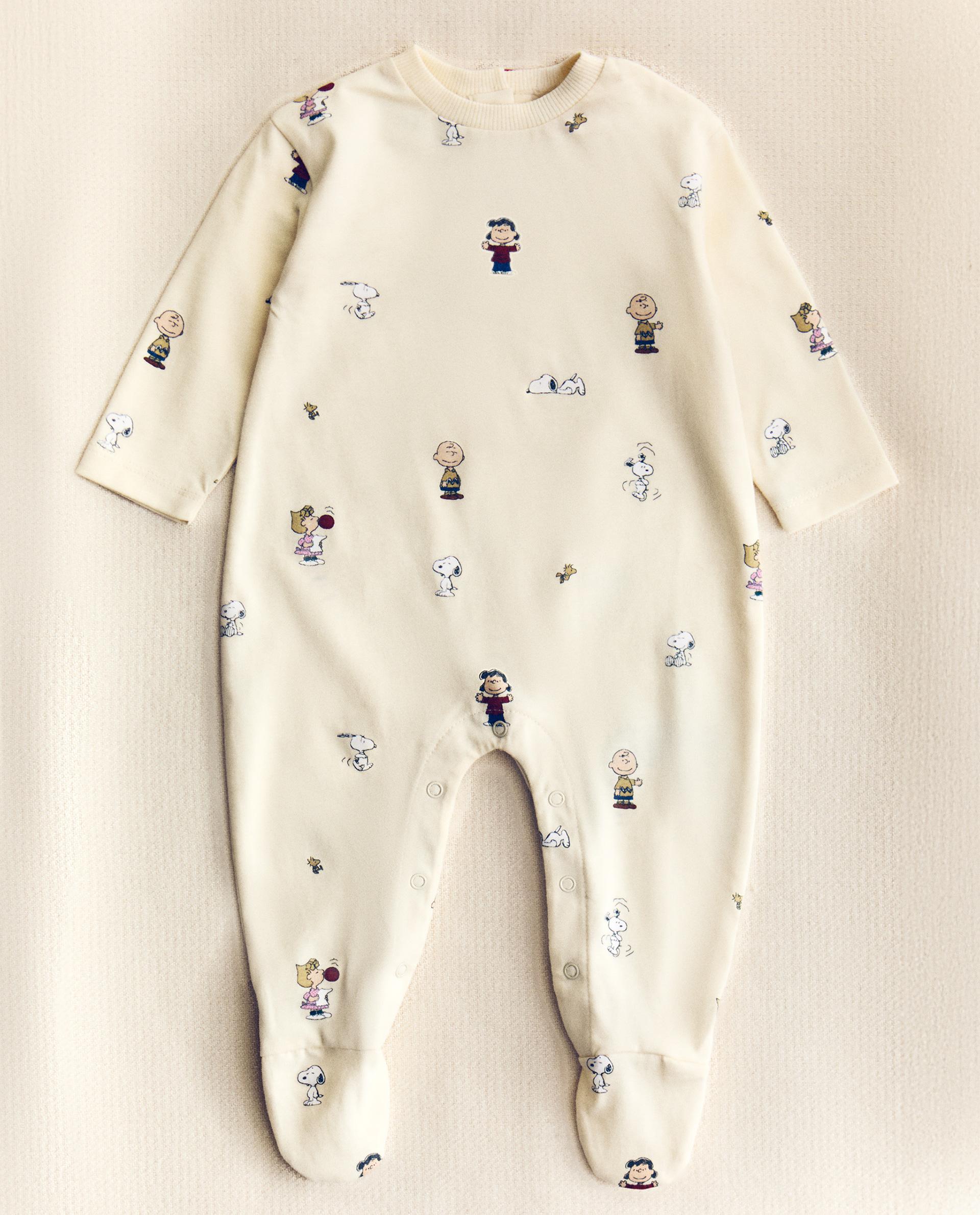 Primo Cambio Zara Abbigliamento Neonato TUTINA NEONATO PEANUTS