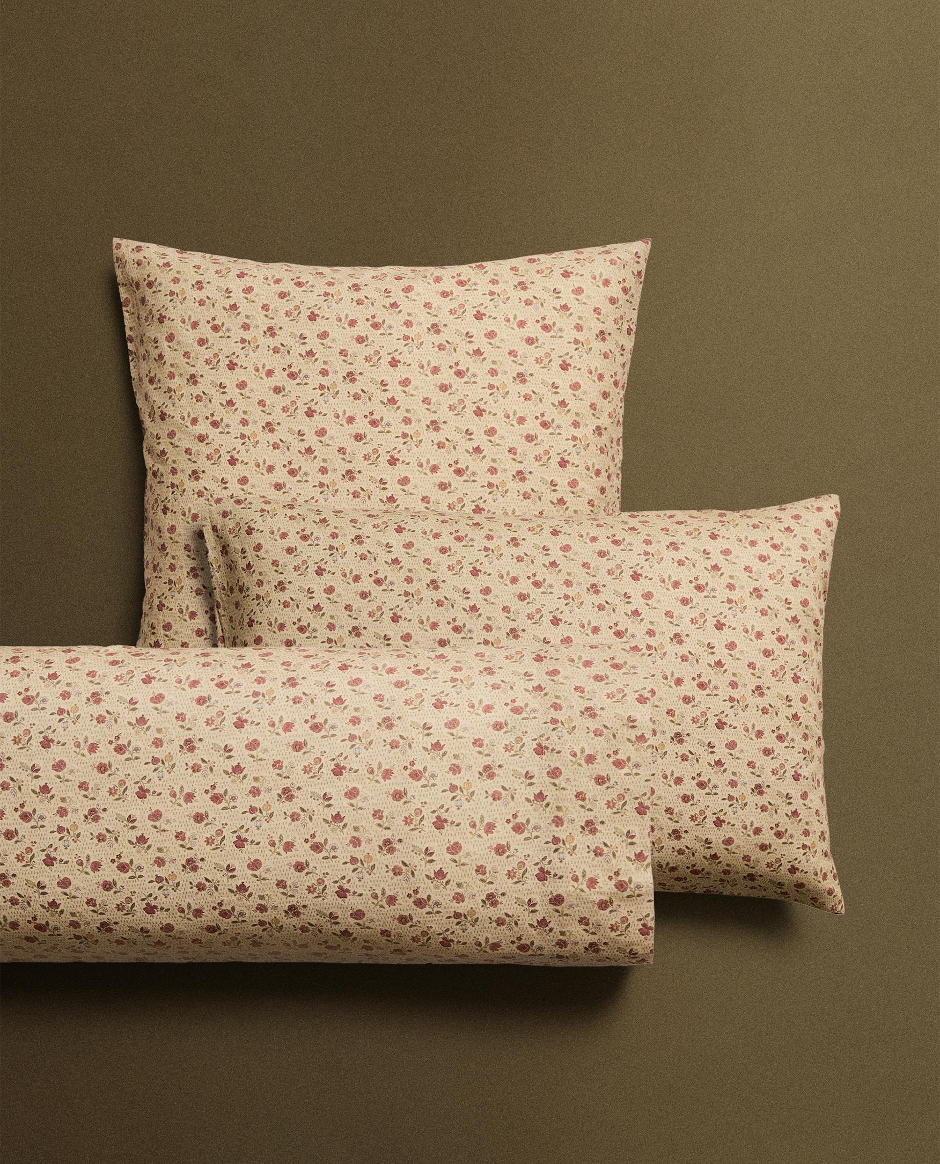 FLORAL PRINT PILLOWCASE Zara Home Kosovo