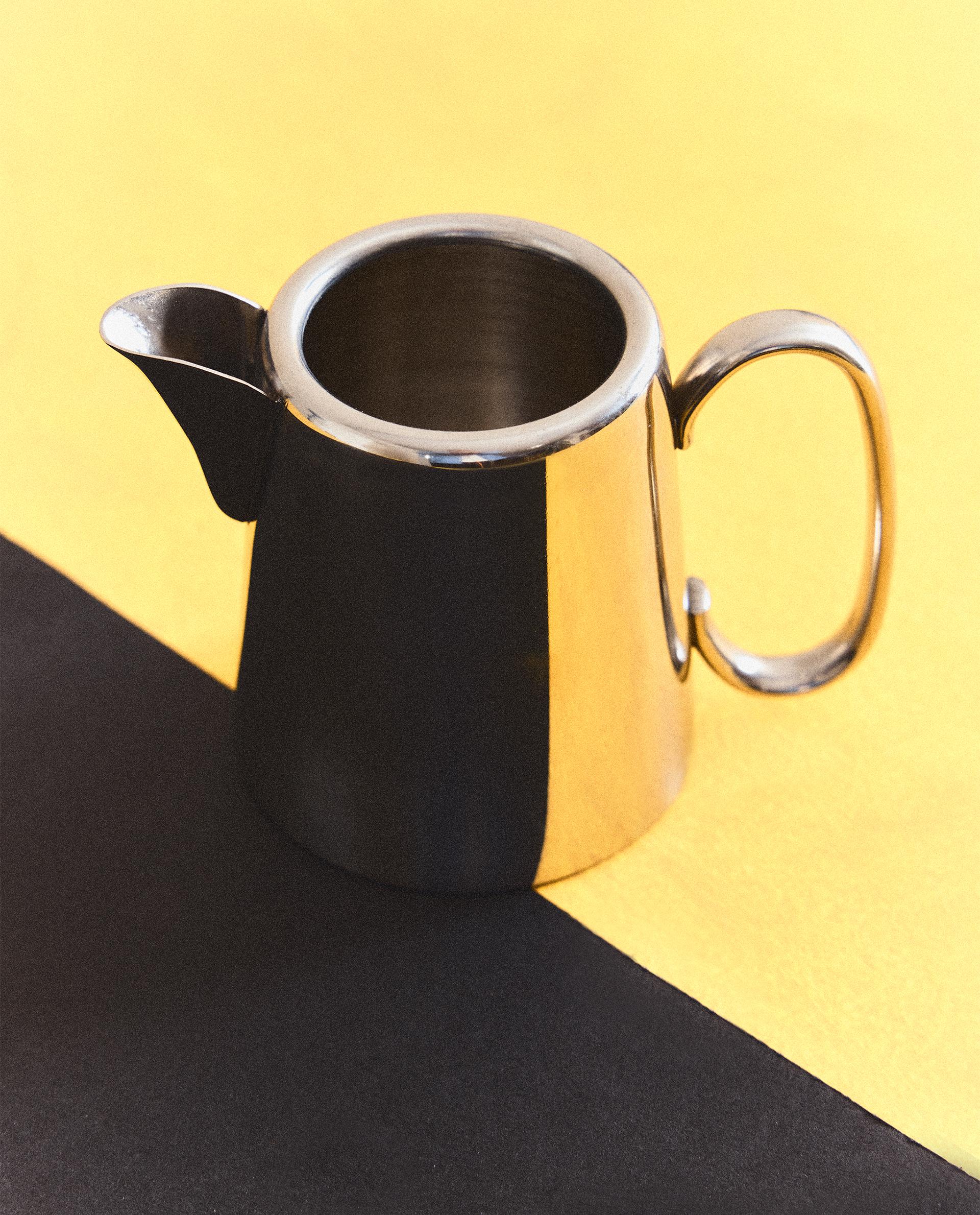 SHINY METAL MILK JUG