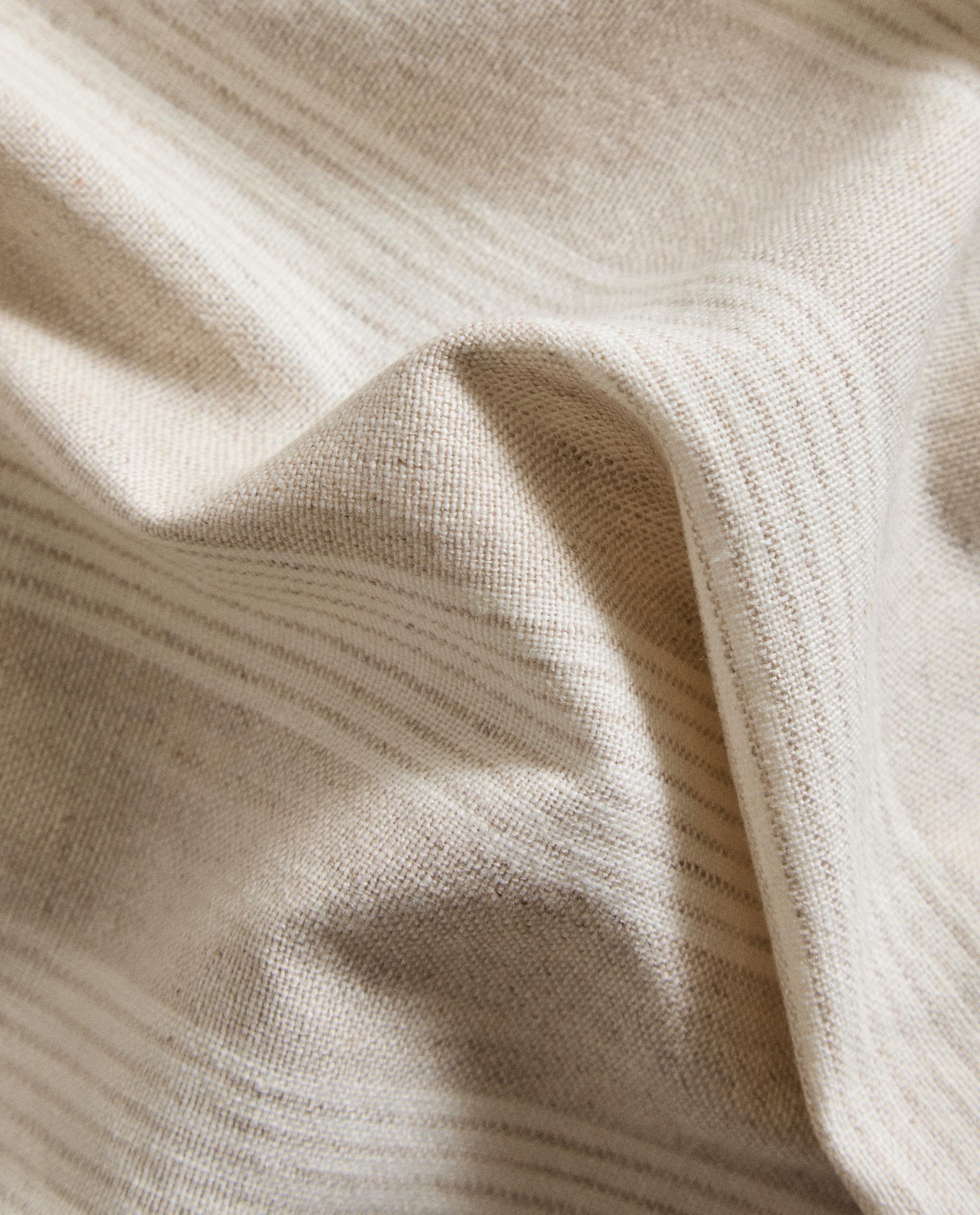 PACK OF STRIPED WASHED LINEN NAPKINS (PACK OF 2) product thumbnail 4