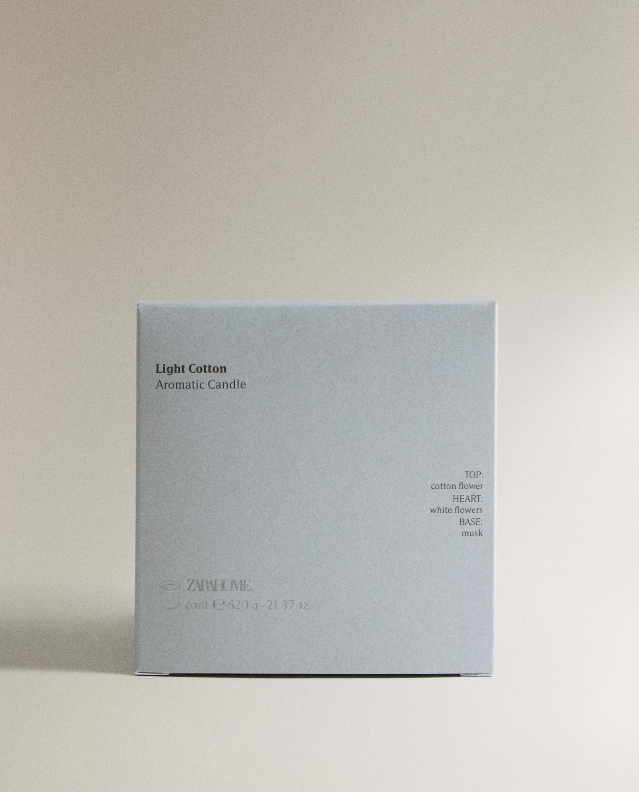 (620 G) LIGHT COTTON SCENTED CANDLE product thumbnail 6