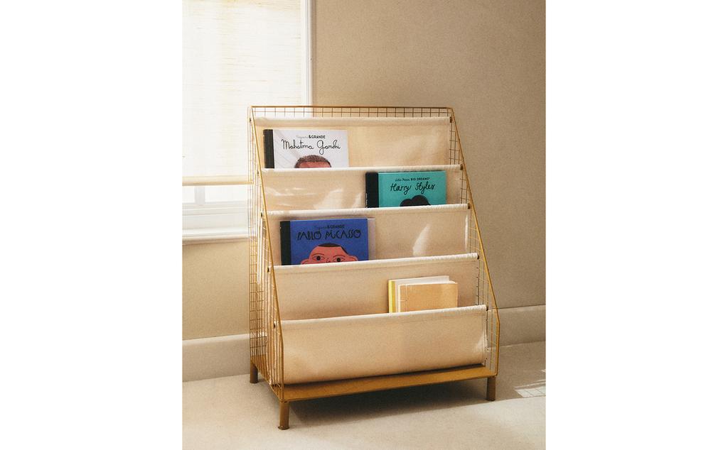 KIDS' METAL BOOK RACK