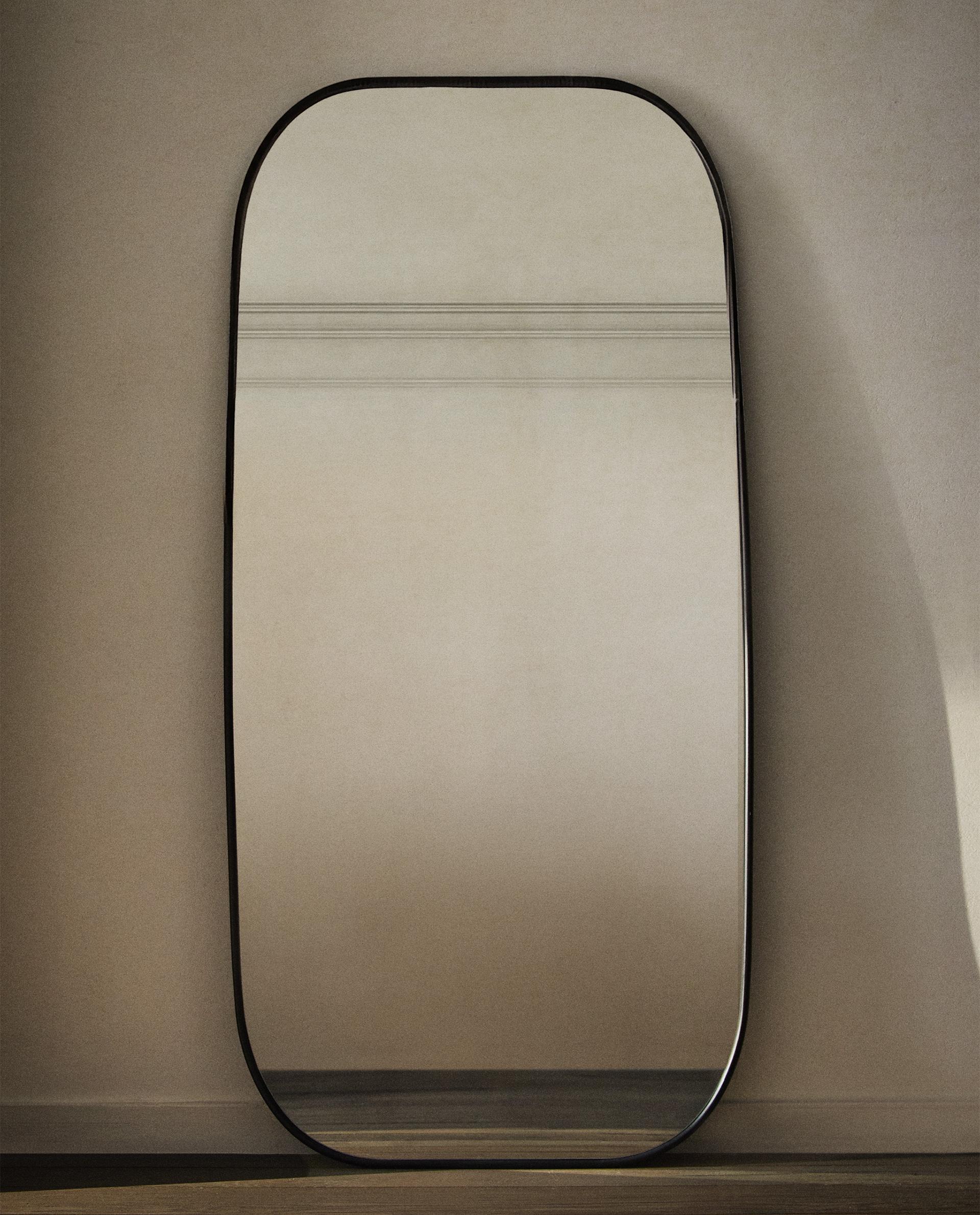 Full Length Round Frame Mirror - Elegant & Modern