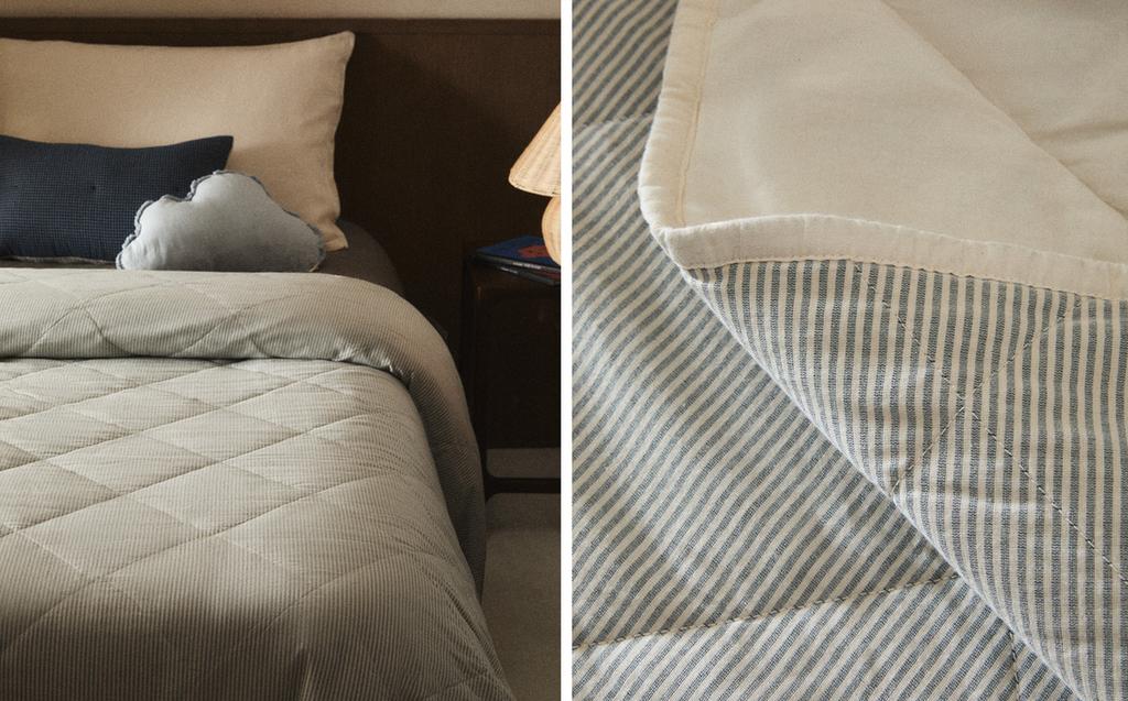 لحاف قطن مخطط للأطفال