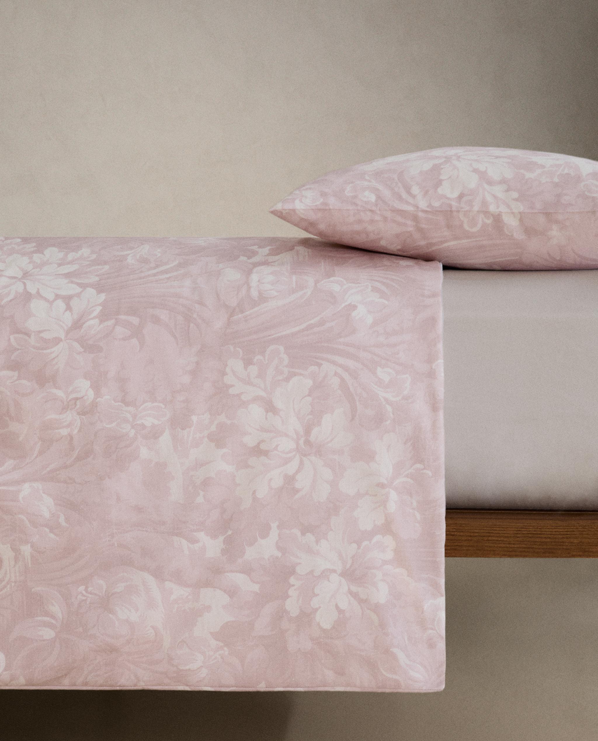 DUVET COVER WITH FLORAL AND BRANCH PRINT product thumbnail 2