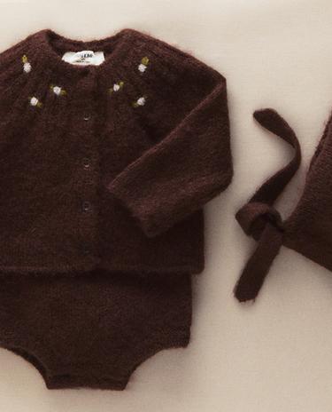 羊駝毛嬰兒外套