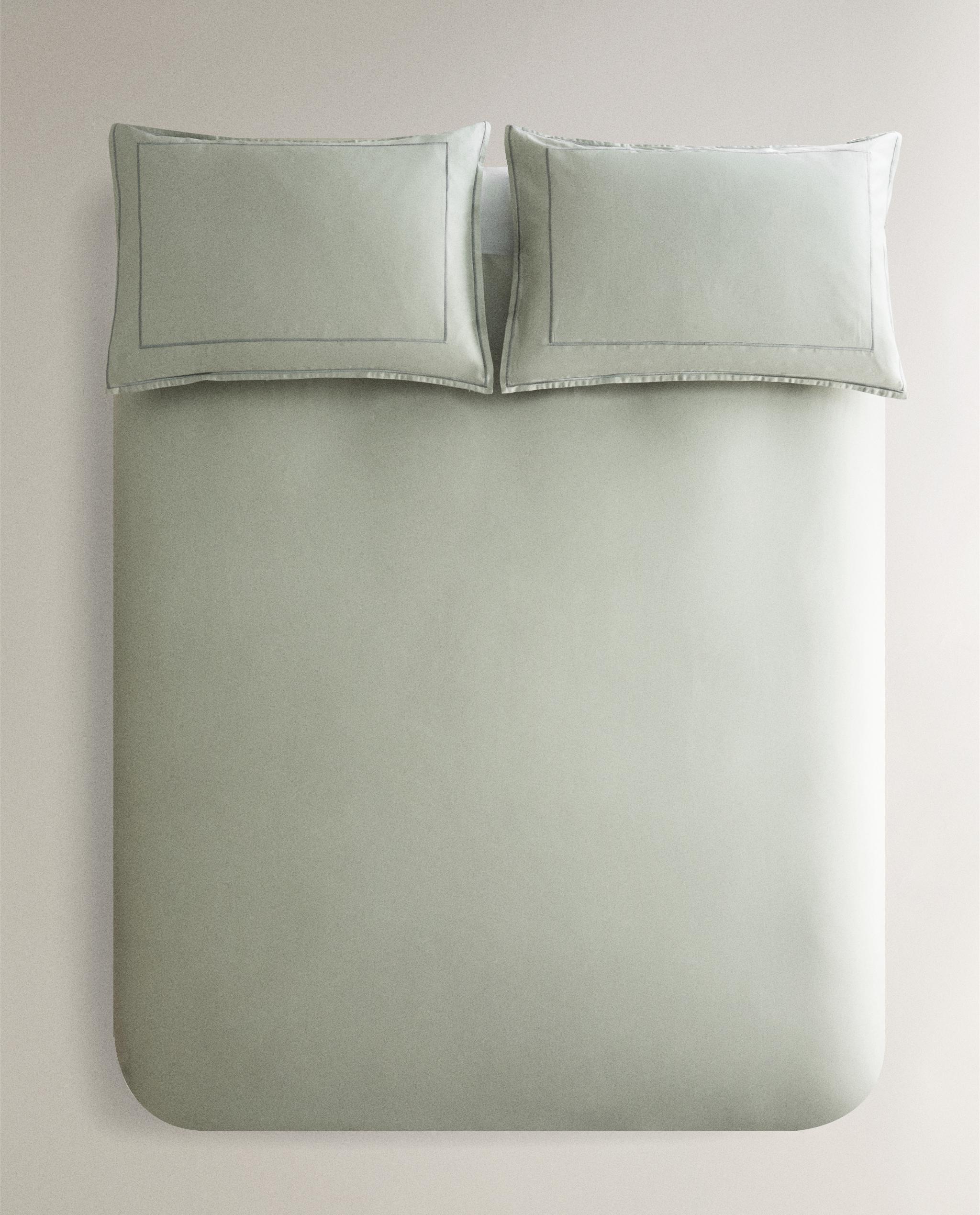 SATEEN DUVET COVER WITH DOUBLE TRIM product thumbnail 19