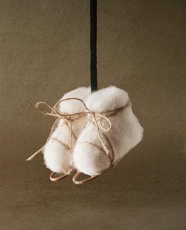 WOOL BOOTS CHRISTMAS TREE DECORATION