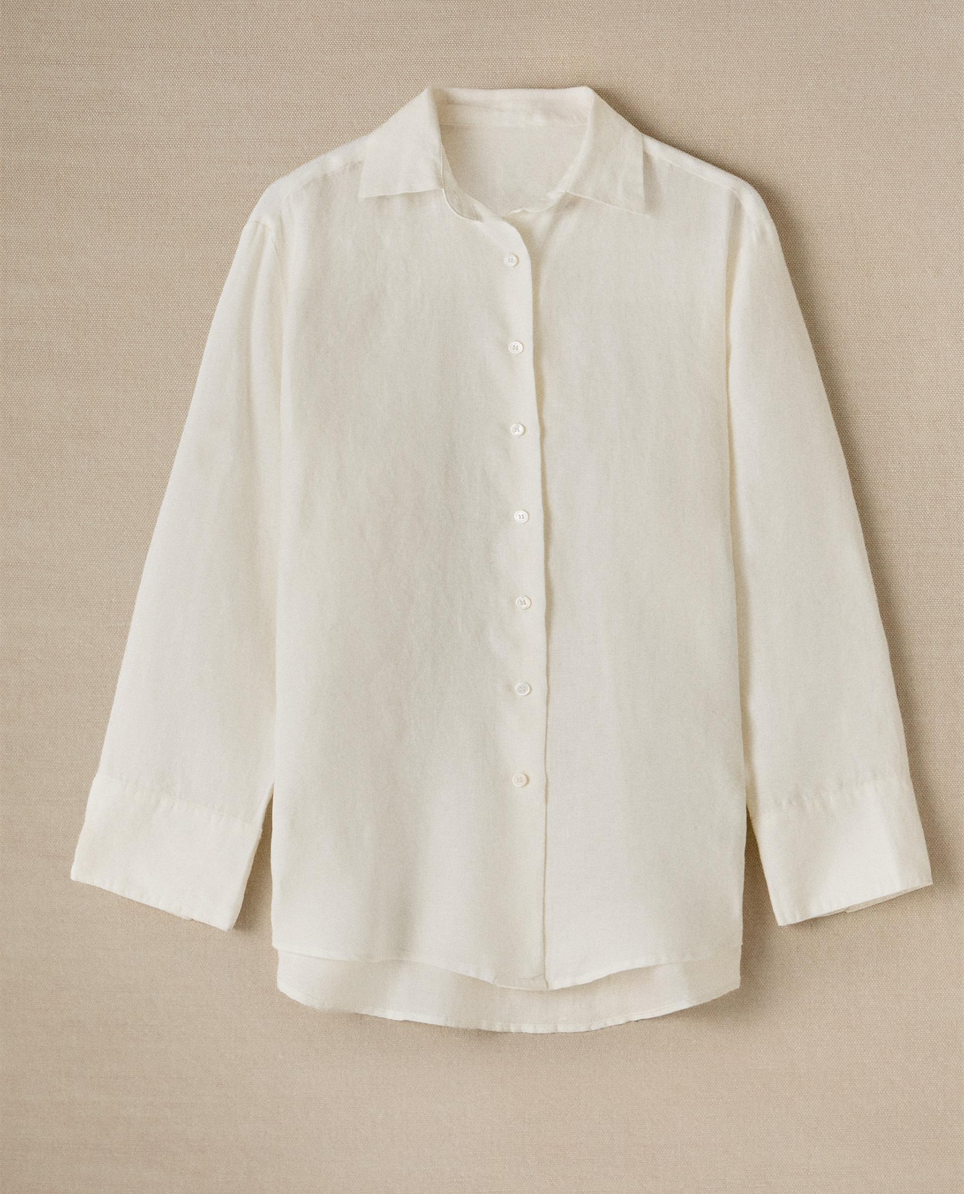 リネン長袖シャツ | Zara Home 日本/Japan