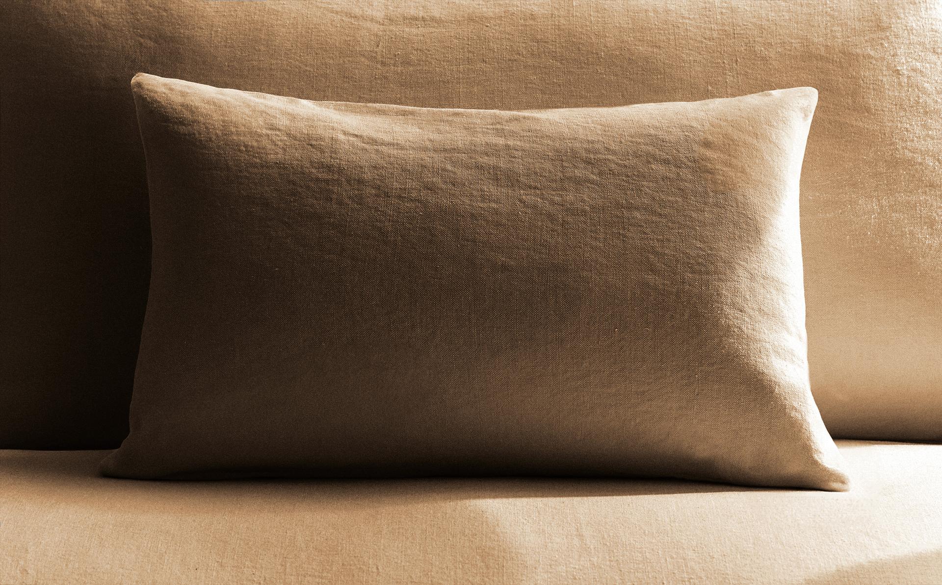 WASHED LINEN CUSHION COVER WASHED LINEN CUSHION COVER