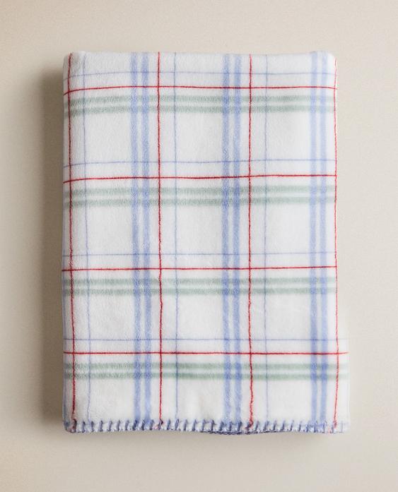 COUVERTURE ENFANT CARREAUX