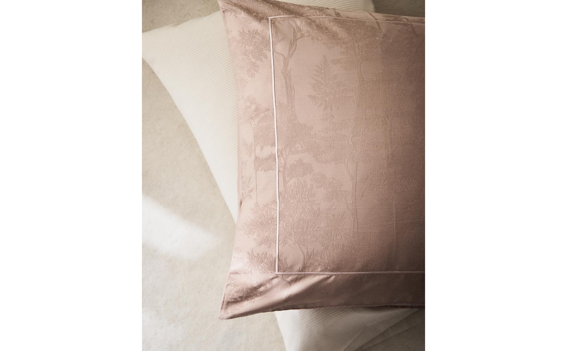 TAIE D’OREILLER SATIN JACQUARD TAIE D’OREILLER SATIN JACQUARD