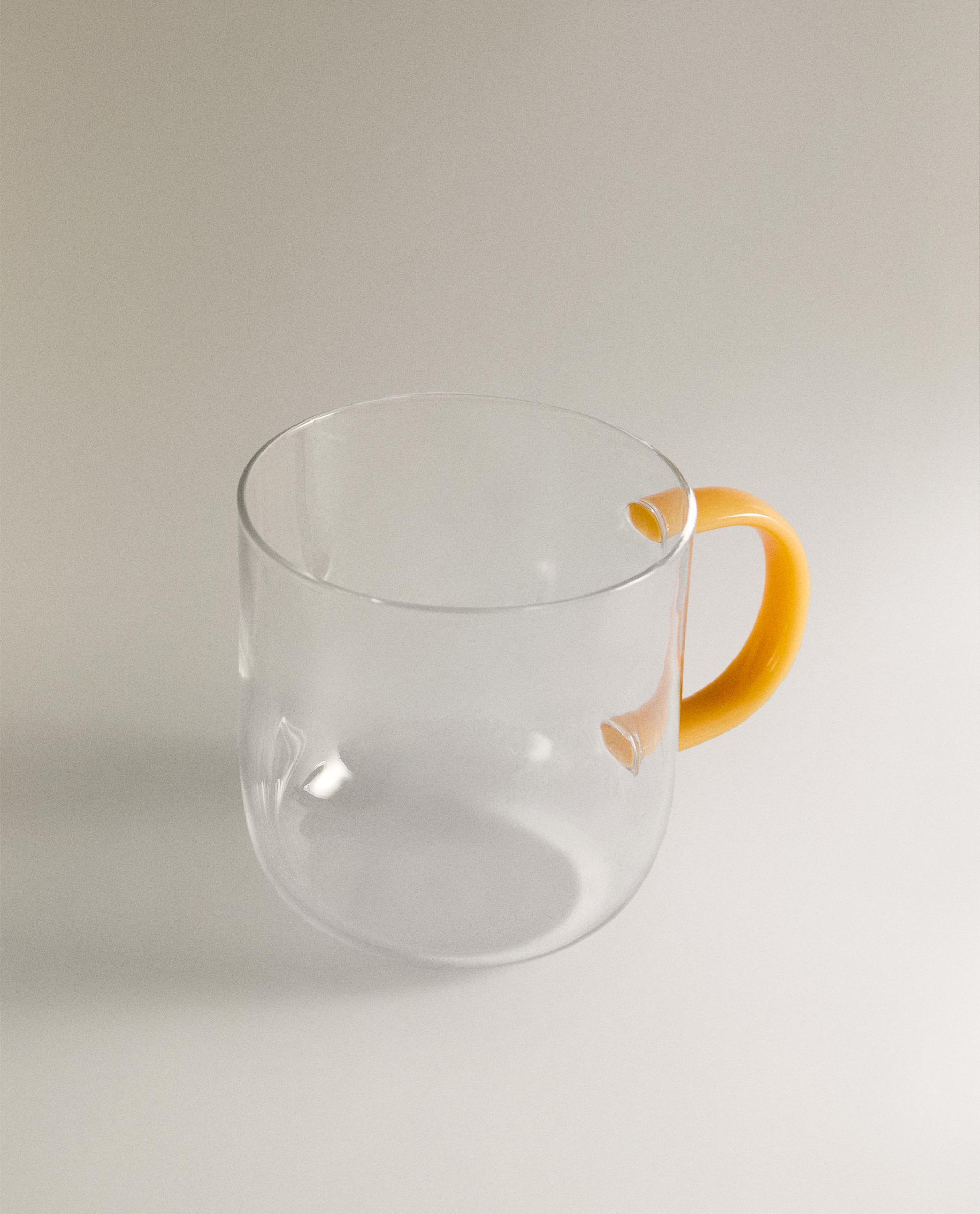 カラー 持ち手 ボロシリケイトガラス カップ | Zara Home 日本/Japan