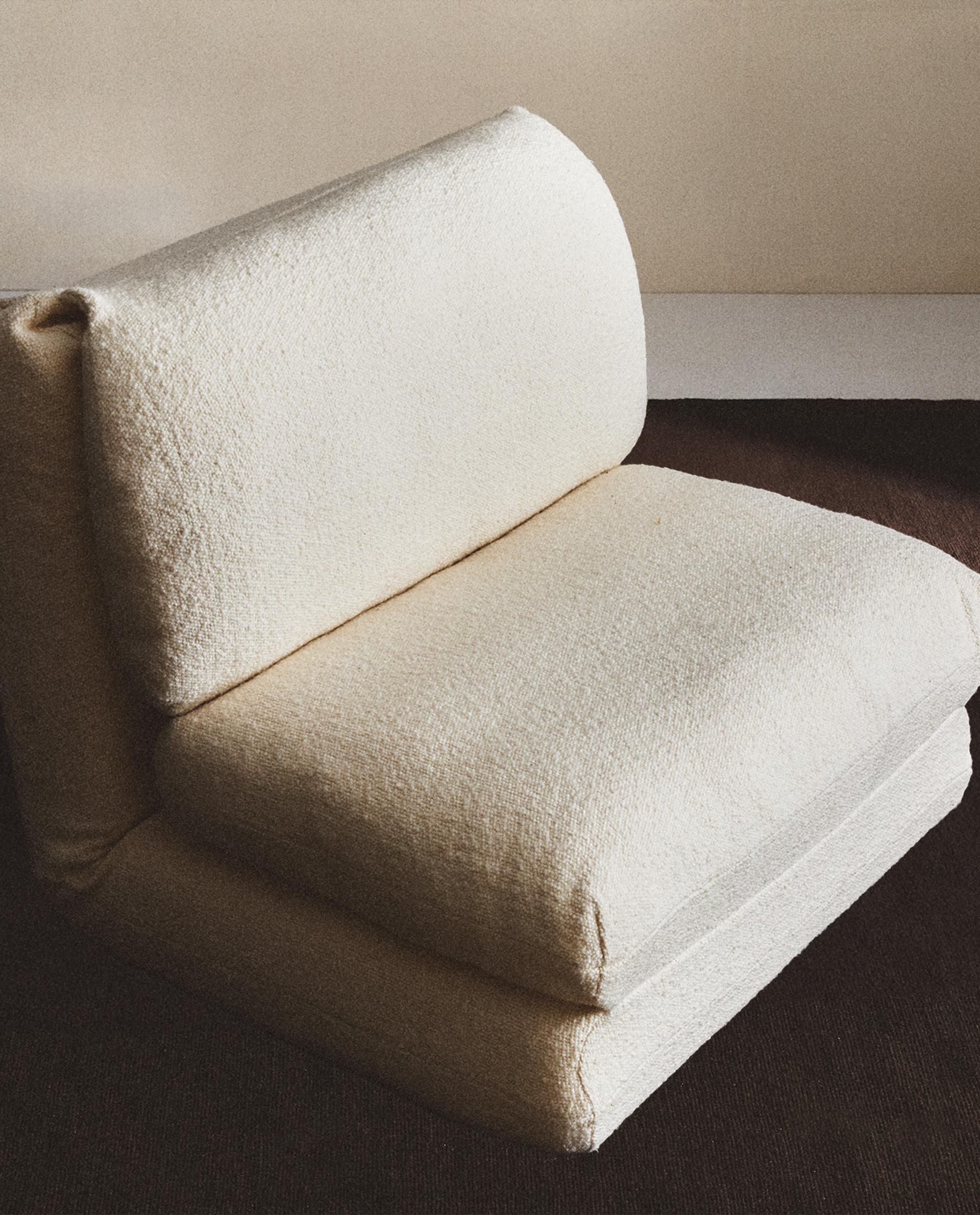 ZARA HOME レザー1人掛けフォールディングチェアソファ完売品