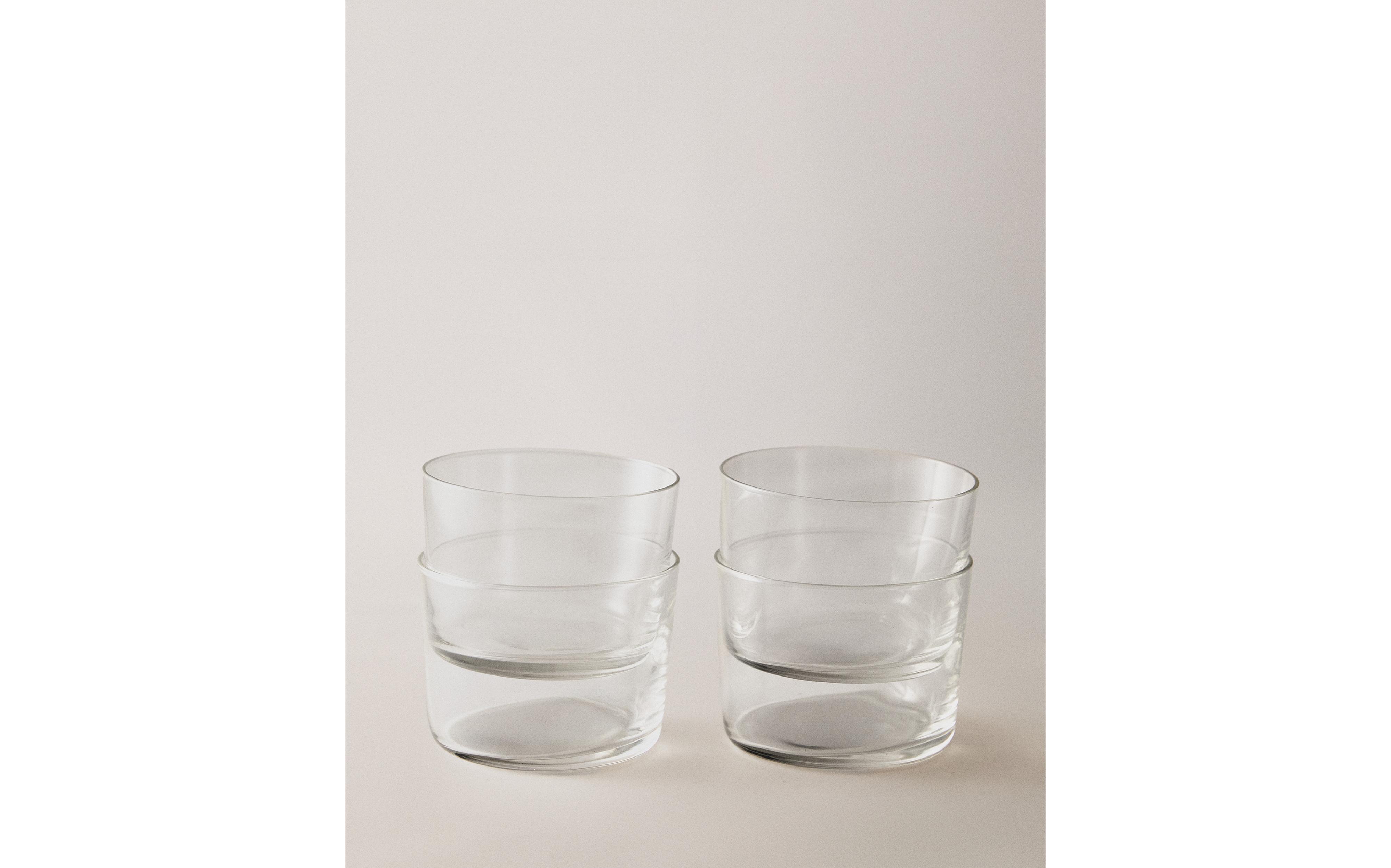 PACK OF LOW GLASS TUMBLERS (PACK OF 4) product thumbnail 6