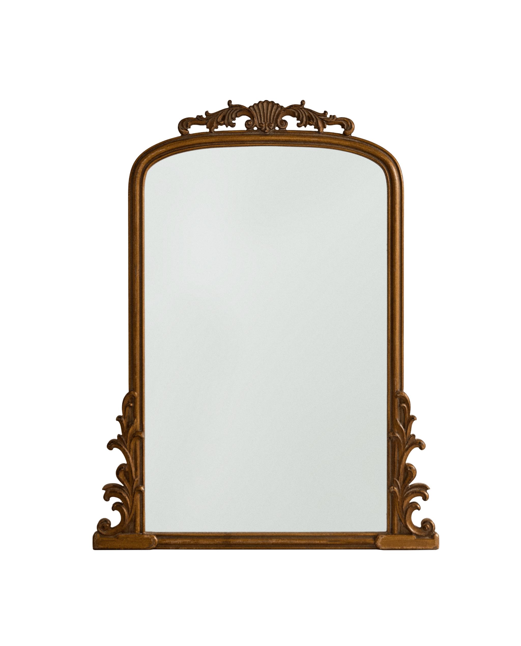 ゴールド ウッド ウォールミラー | Zara Home 日本/Japan