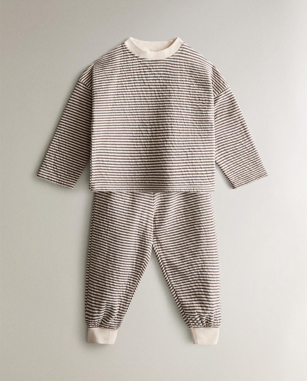 PYJAMA-SET FÜR KINDER GESTREIFT