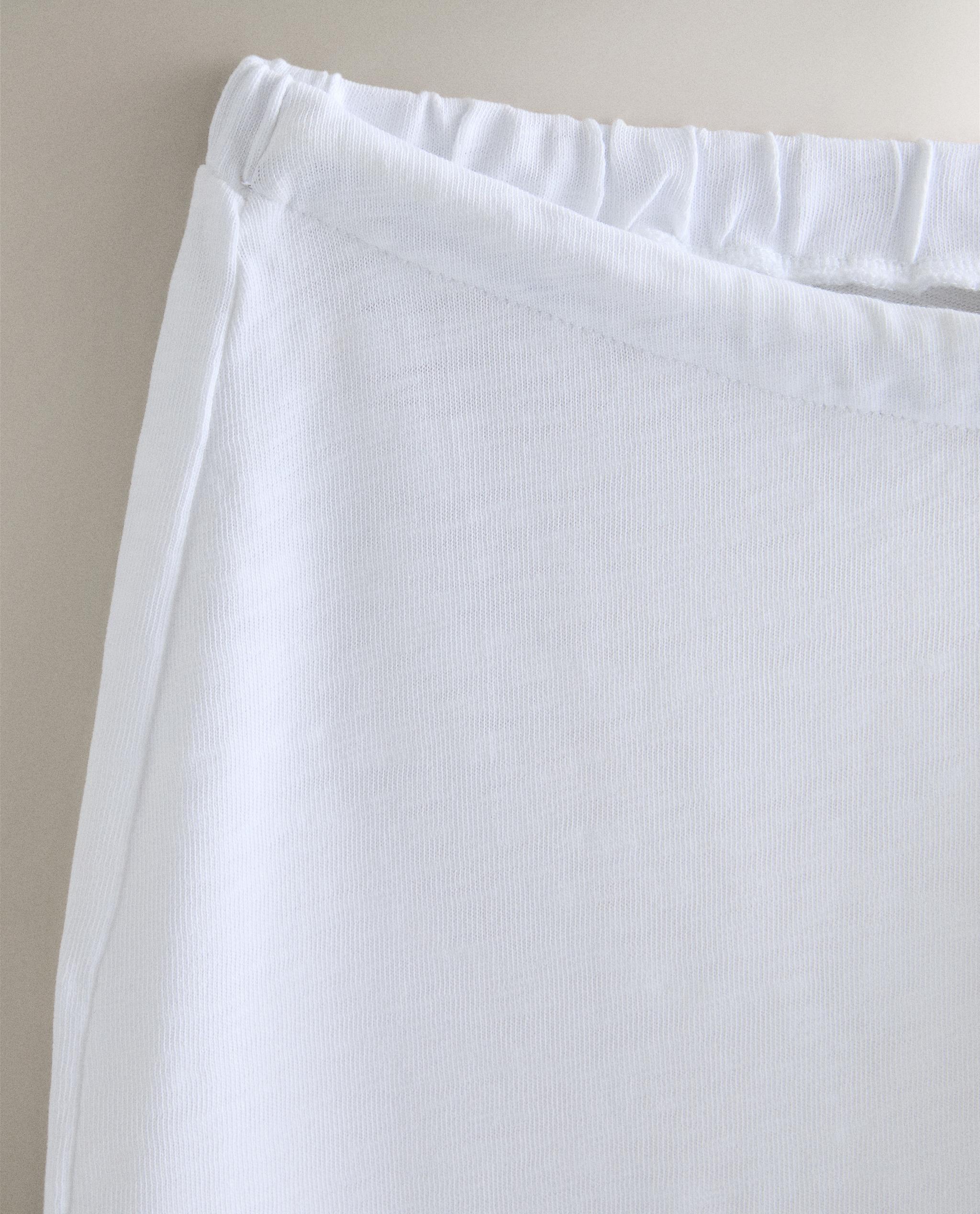 COTTON WIDE-LEG TROUSERS product thumbnail 2